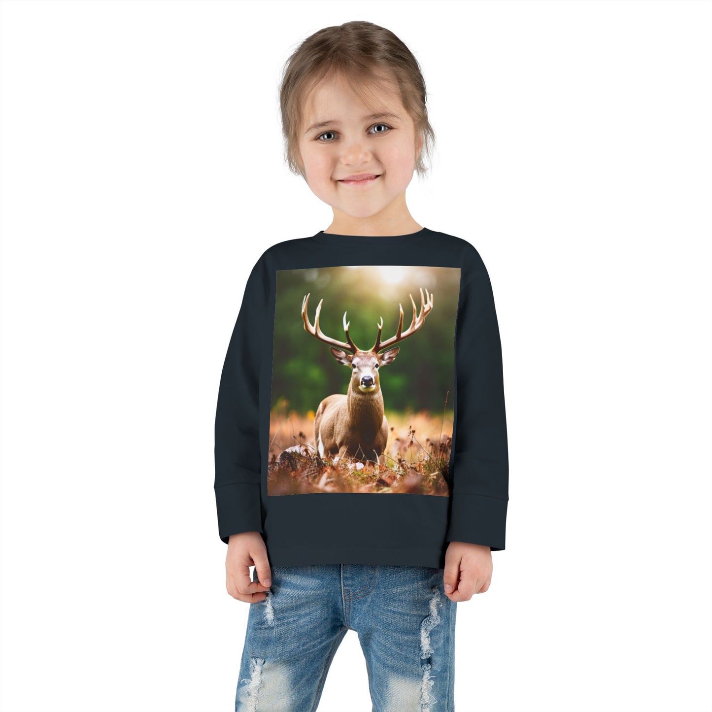 Toddler Long Sleeve Tee (Deer)