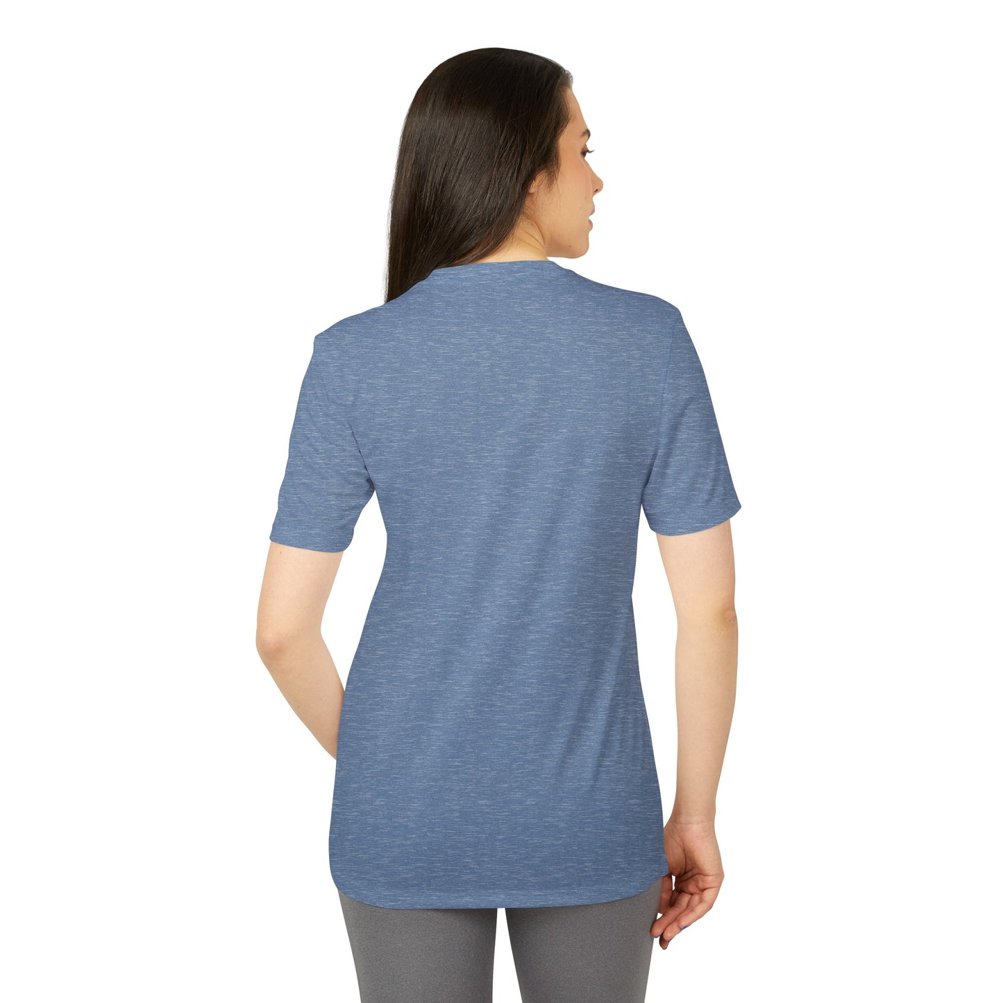 Customized adidas® Unisex Sport T-shirt (Mountain shape)