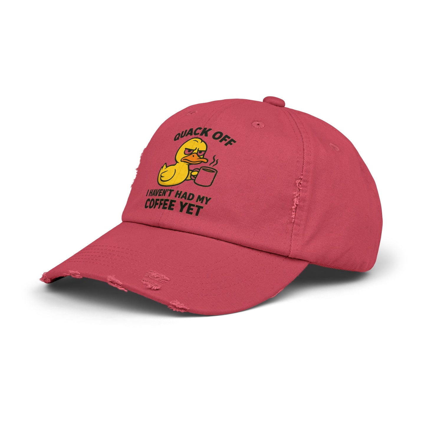 Quack Off Coffee Cap β Funny Unisex Baseball Hat