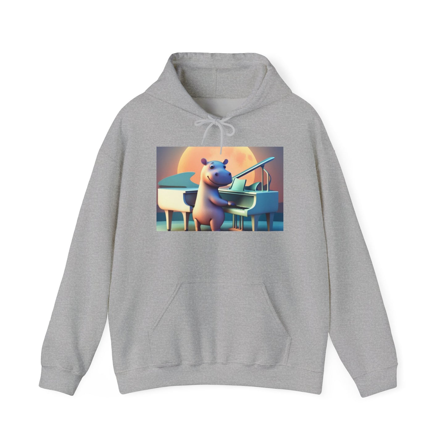 Unisex Heavy Blend™ Hooded Sweatshirt (Hippo)