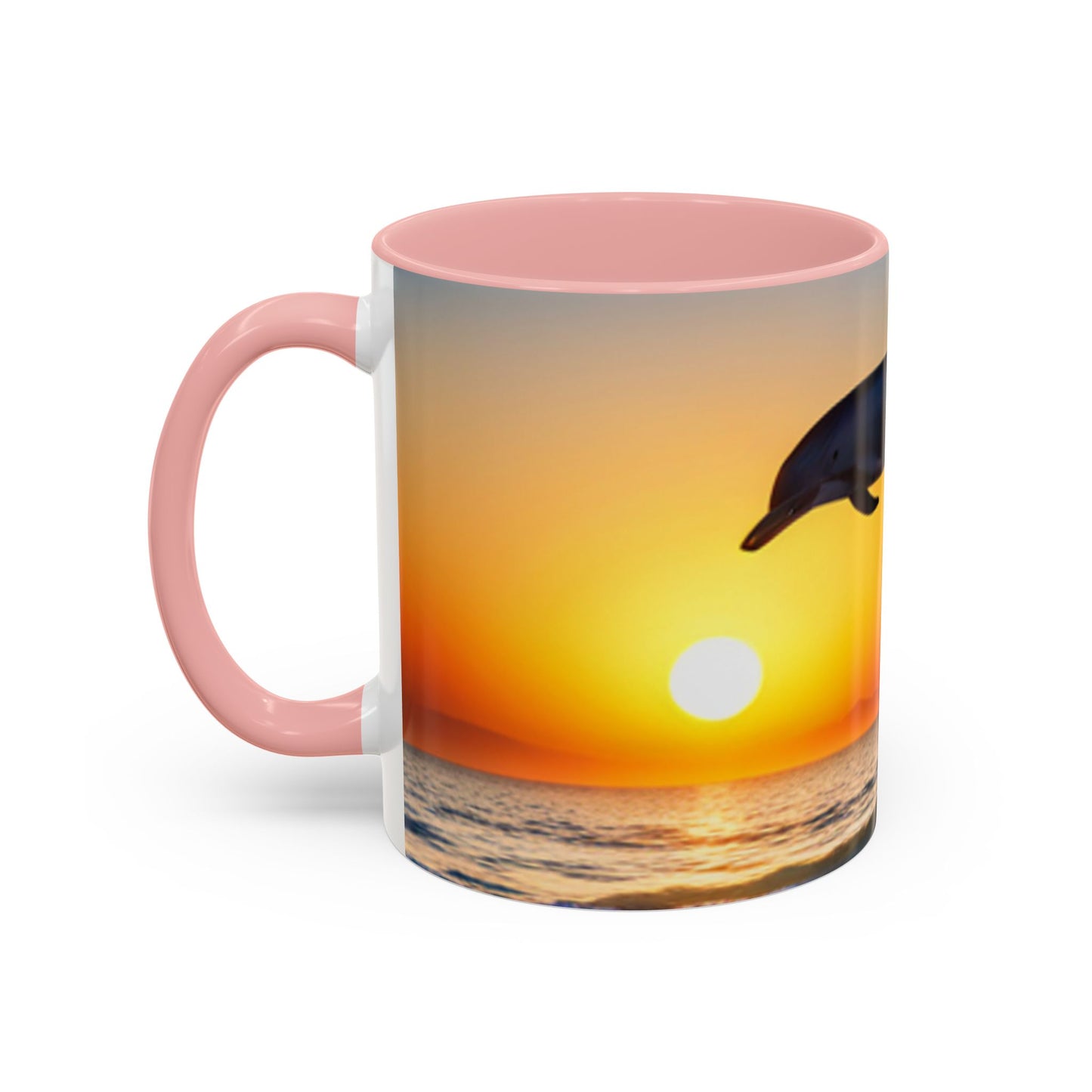 Accent Coffee Mug, 11oz (Dolphins)