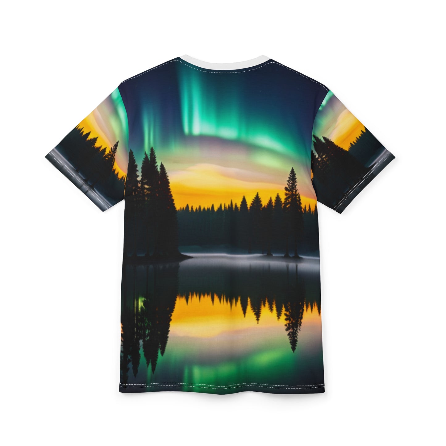 Unisex Cut & Sew Tee (AOP) (Northern Lights)