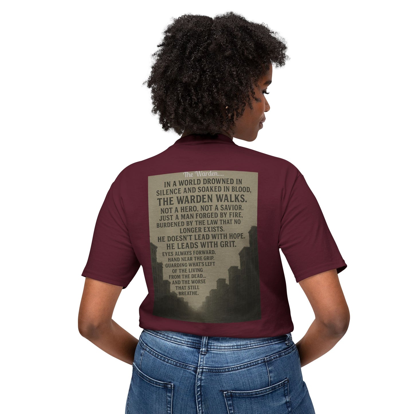 Lone Warden – Code of the New World Tee