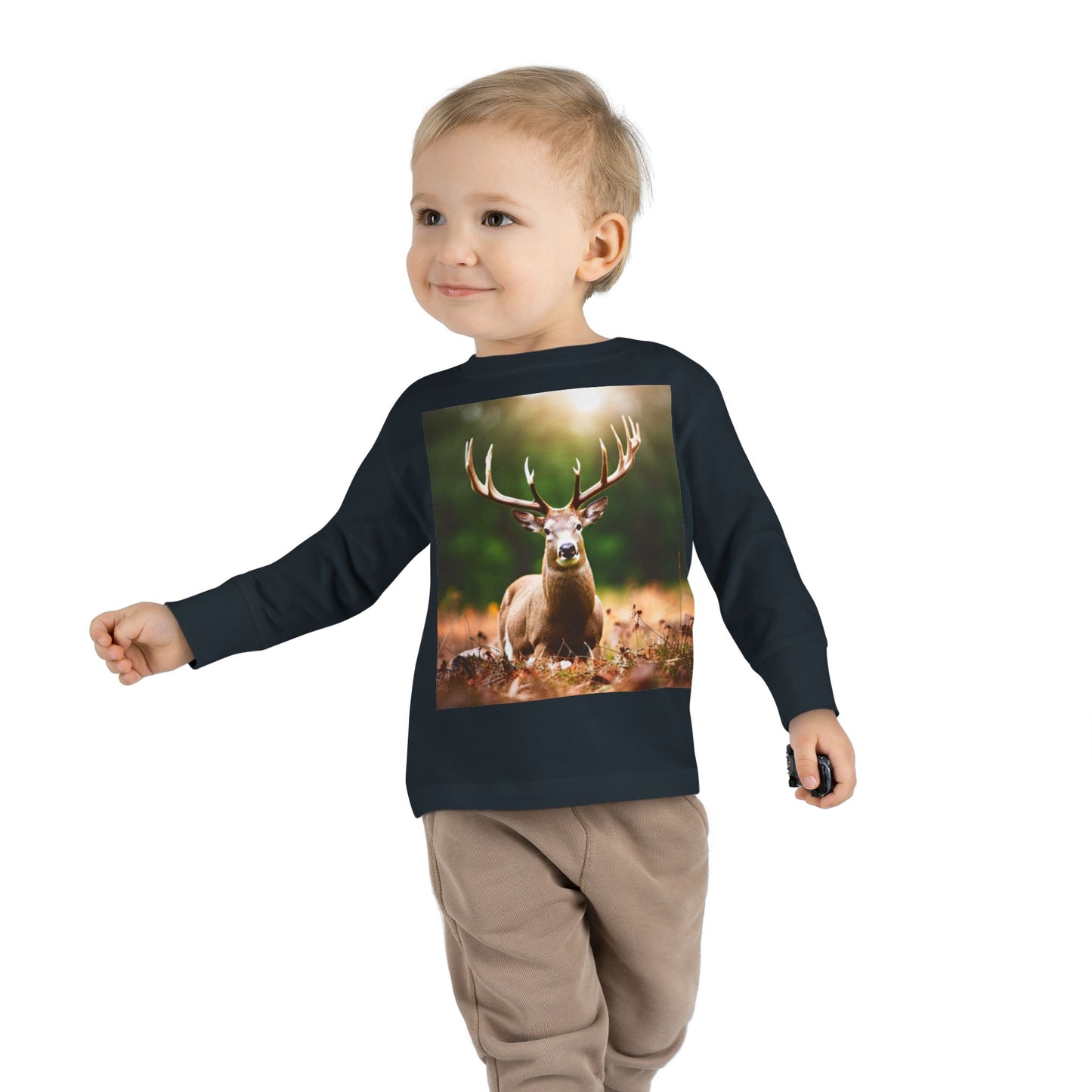 Toddler Long Sleeve Tee (Deer)