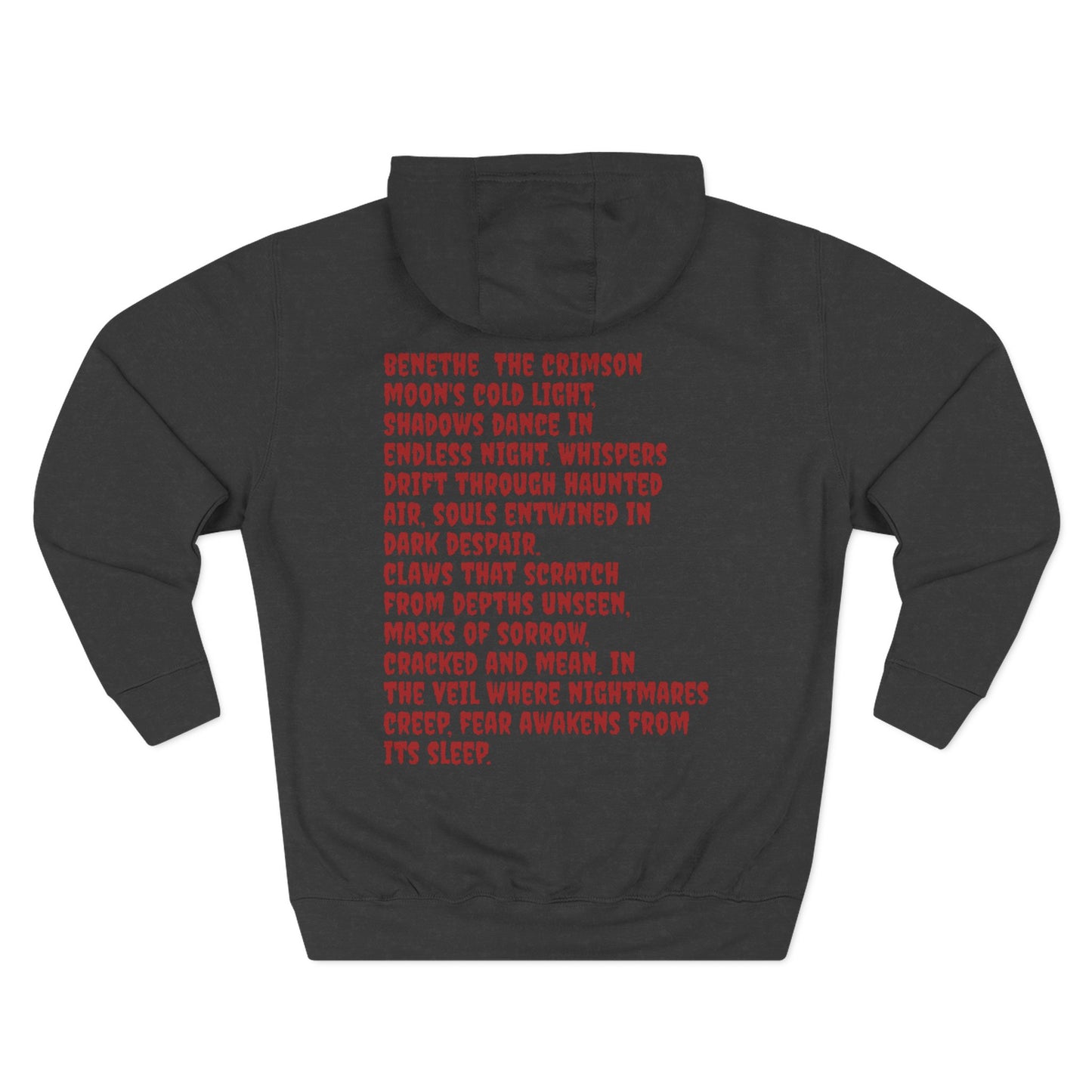 Bloodmoon Haunt — Horror Poem Hoodie