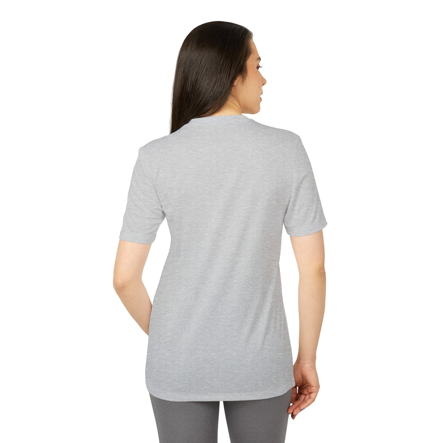 Customized adidas® Unisex Sport T-shirt (Mountain shape)