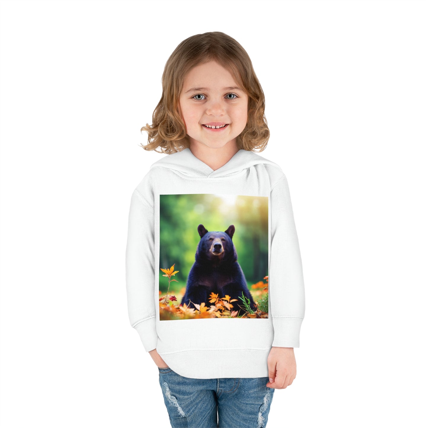 Toddler Pullover Fleece Hoodie (Bear)