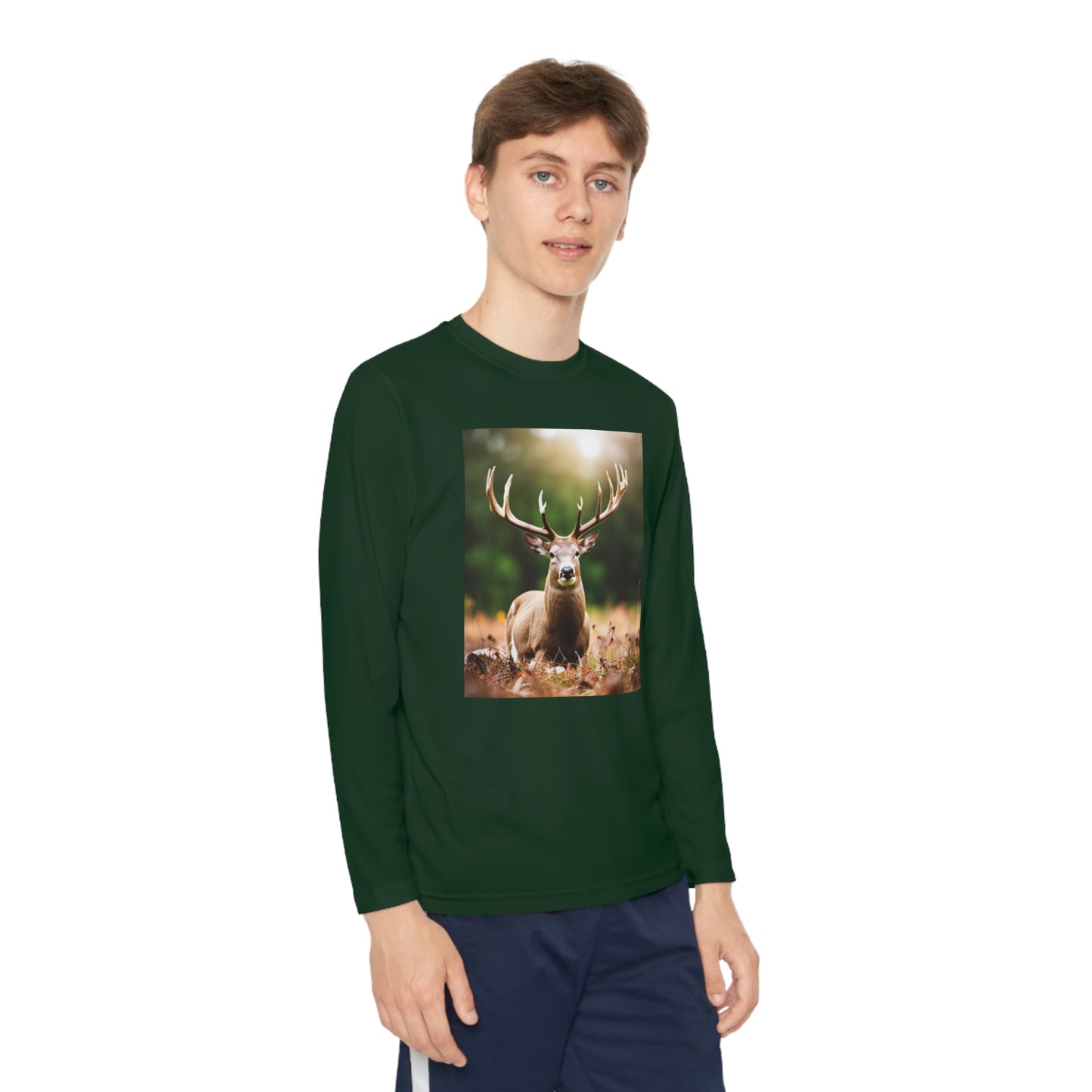 Youth Long Sleeve Competitor Tee (Deer)