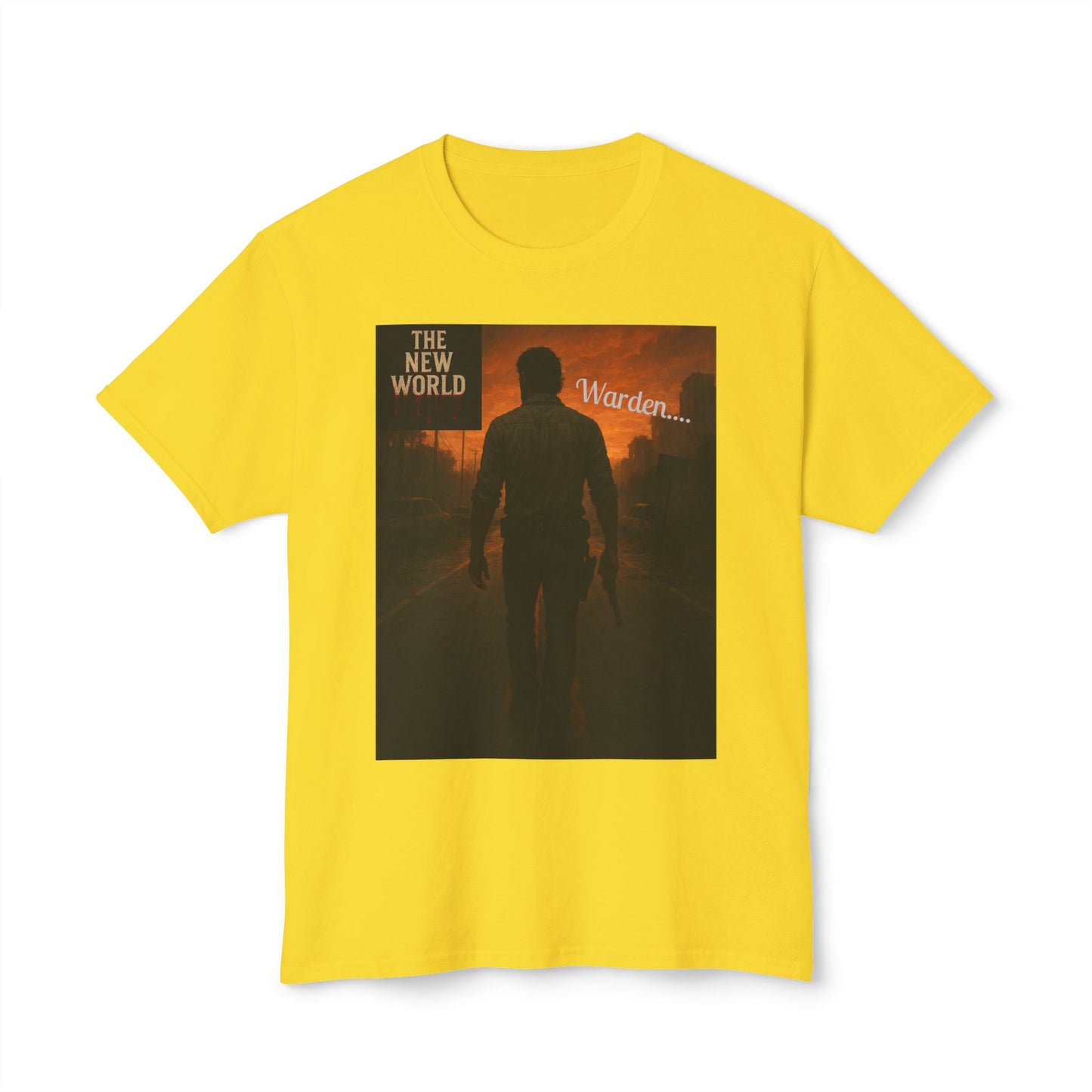 Lone Warden – Code of the New World Tee