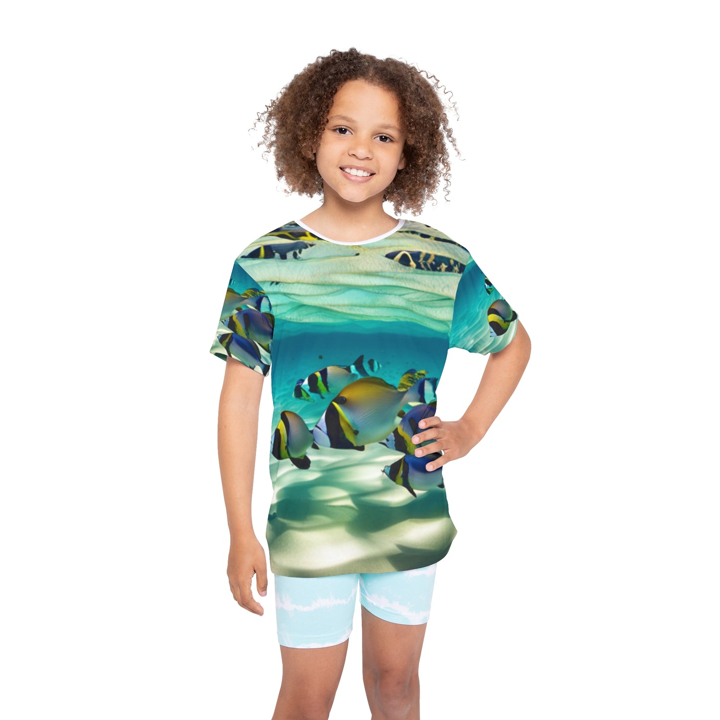 Kids Sports Jersey (AOP) (Saltwater Fish)