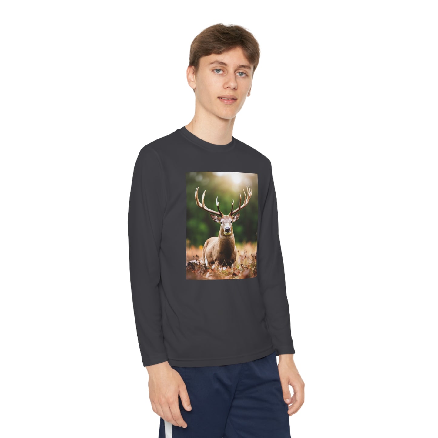 Youth Long Sleeve Competitor Tee (Deer)