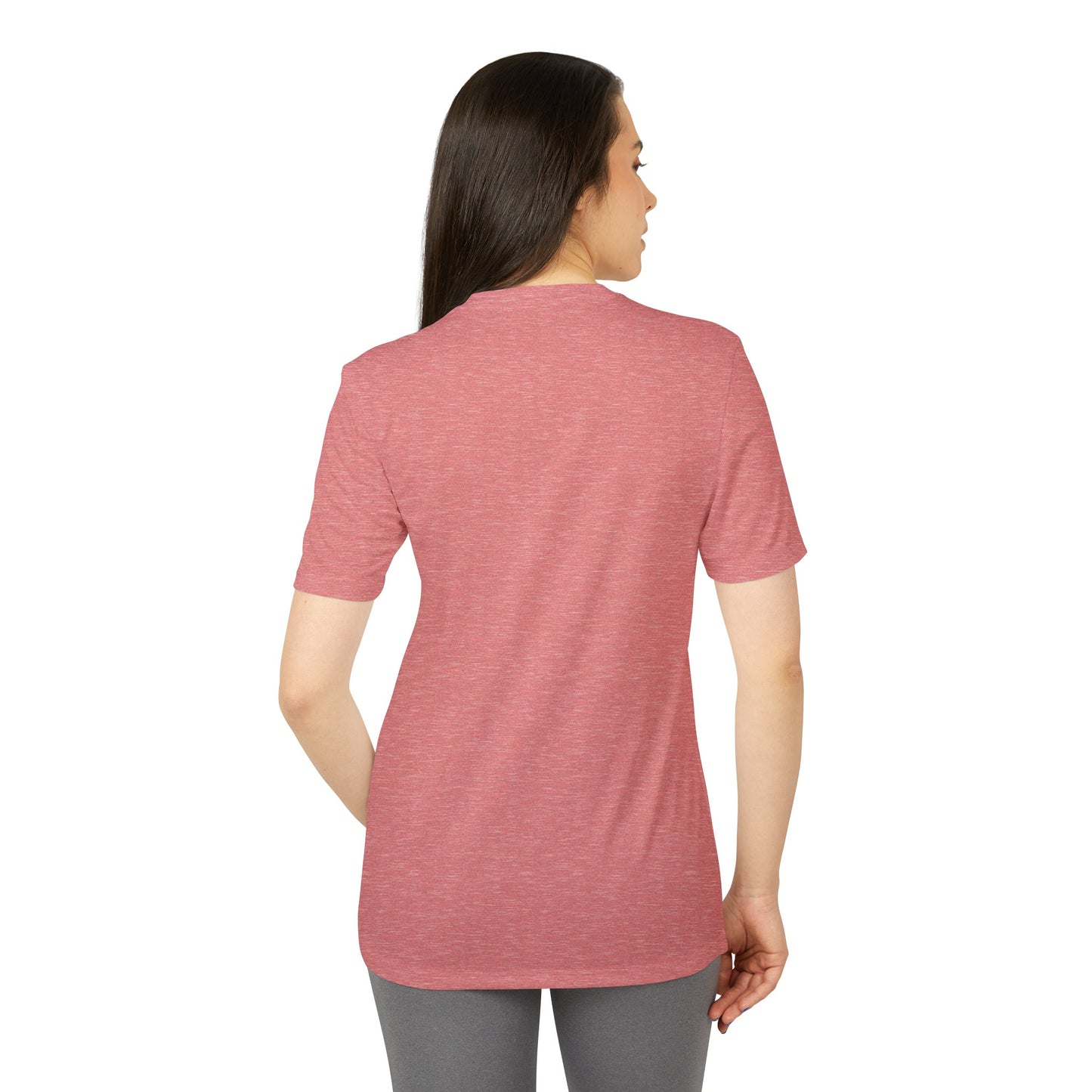 Customized adidas® Unisex Sport T-shirt (Mountain shape)