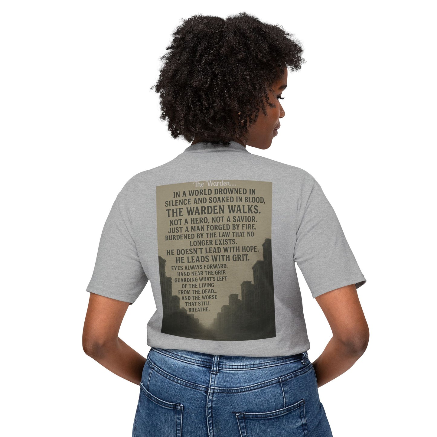 Lone Warden – Code of the New World Tee