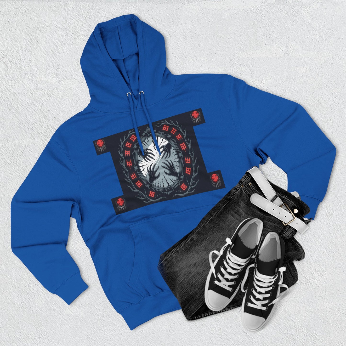 Bloodmoon Haunt — Horror Poem Hoodie