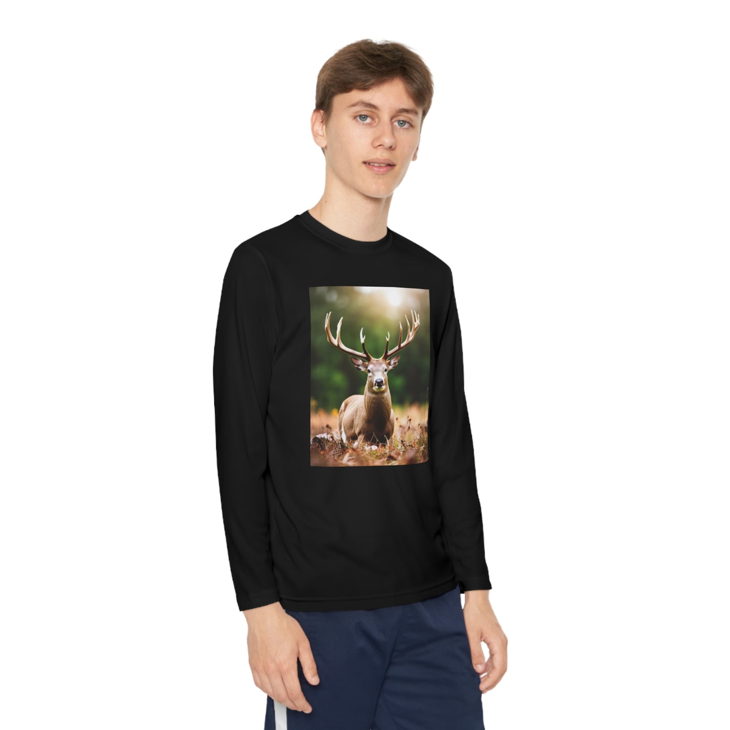 Youth Long Sleeve Competitor Tee (Deer)