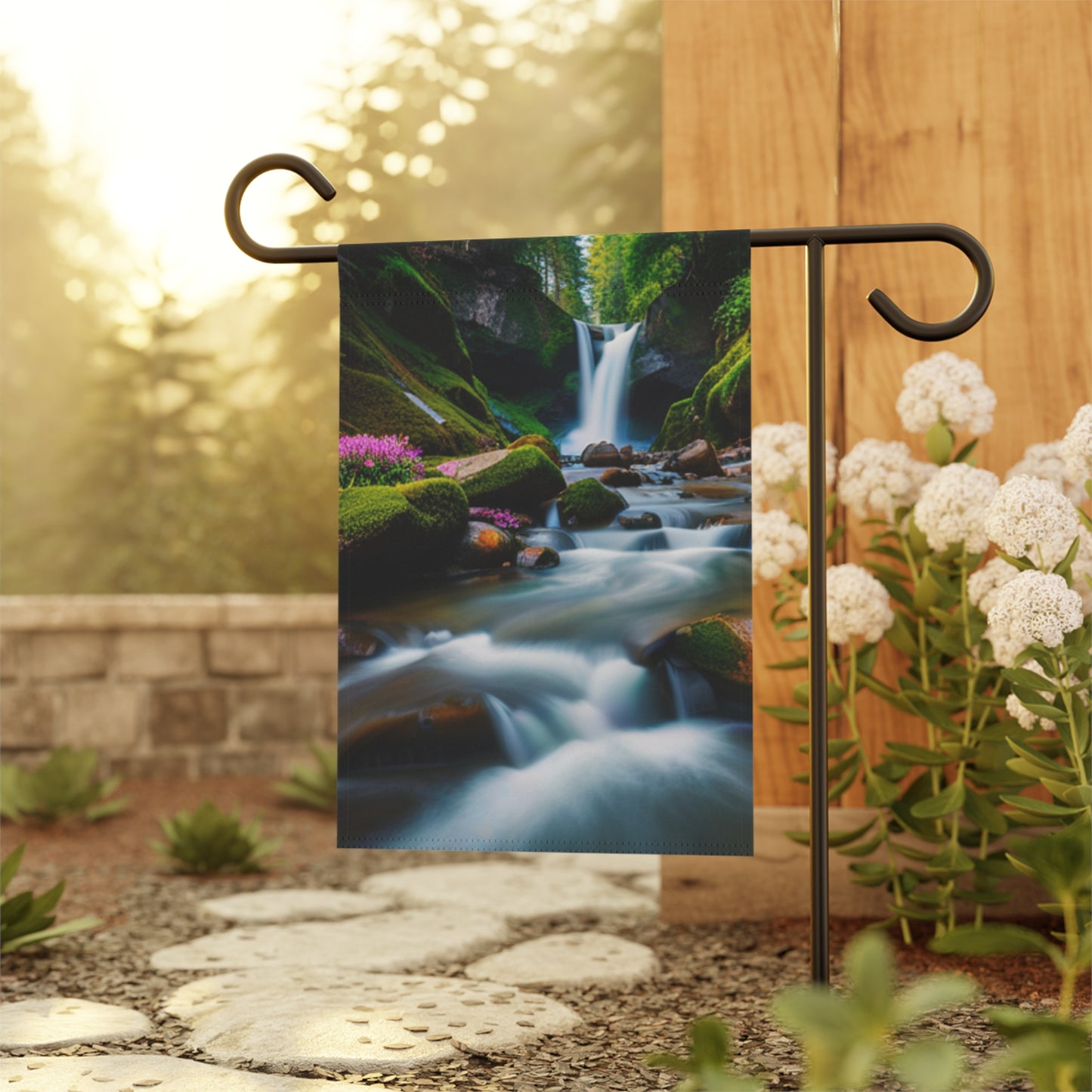 Garden & House Banner (Waterfall)