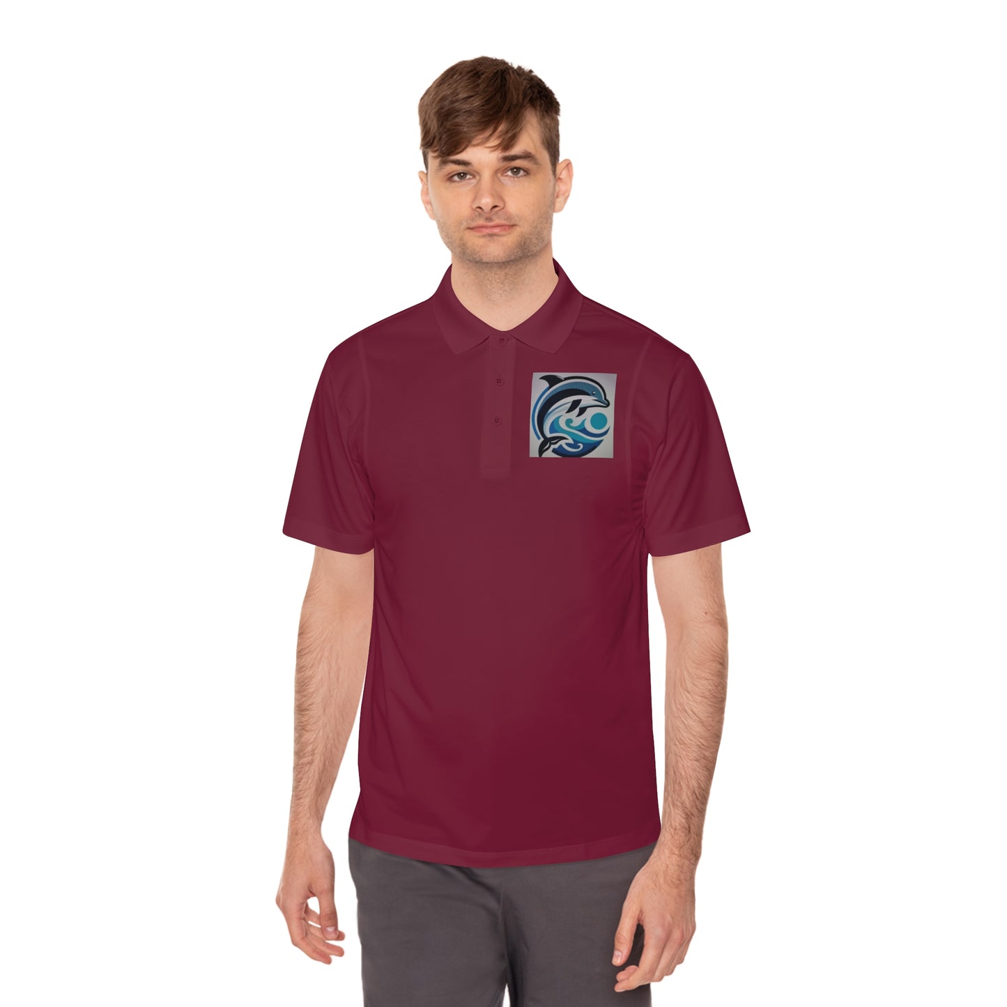 Men's Sport Polo Shirt (Dolphin)