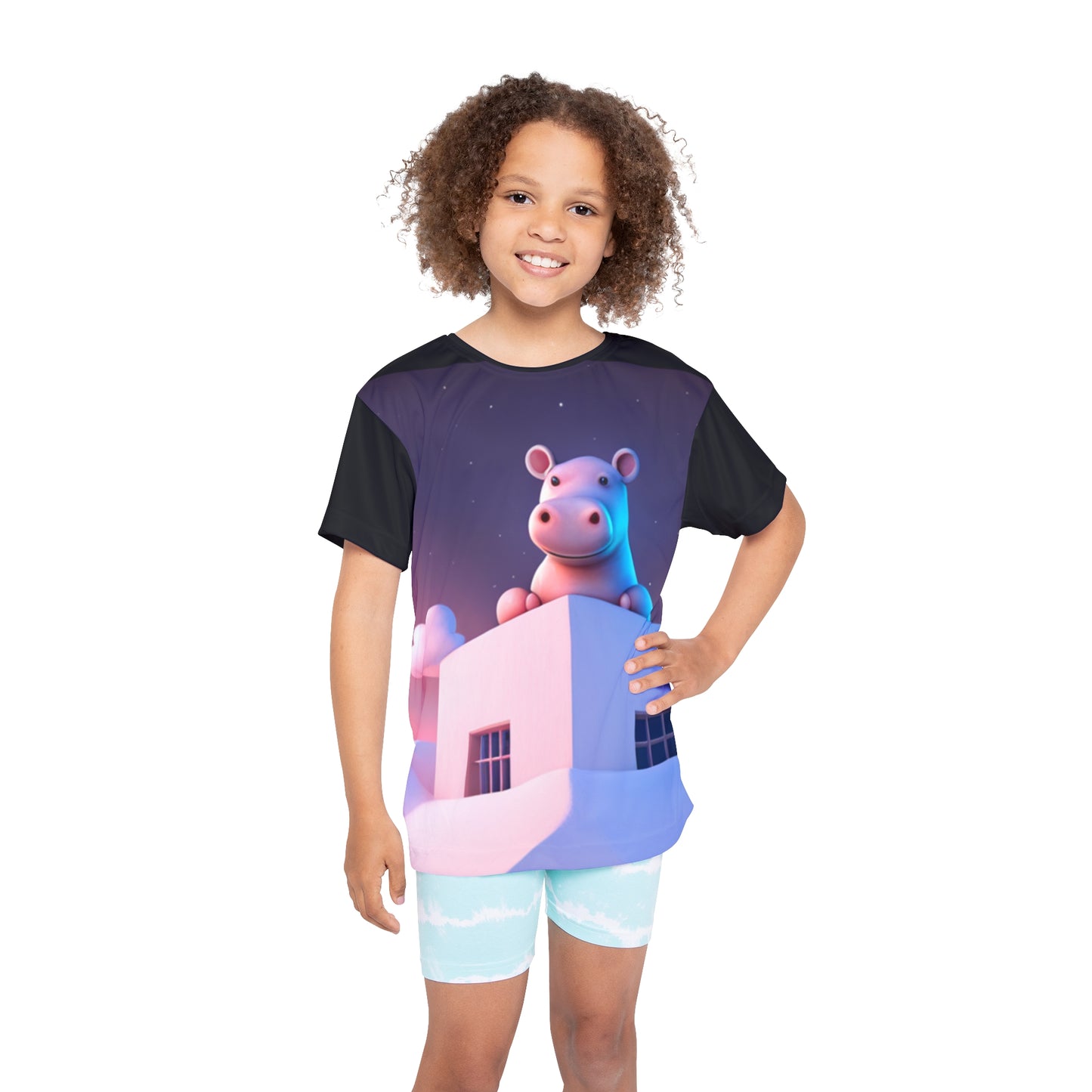 Kids Sports Jersey (AOP) (Hippo 2)