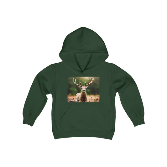 Youth Heavy Blend Hooded Sweatshirt (Deer)