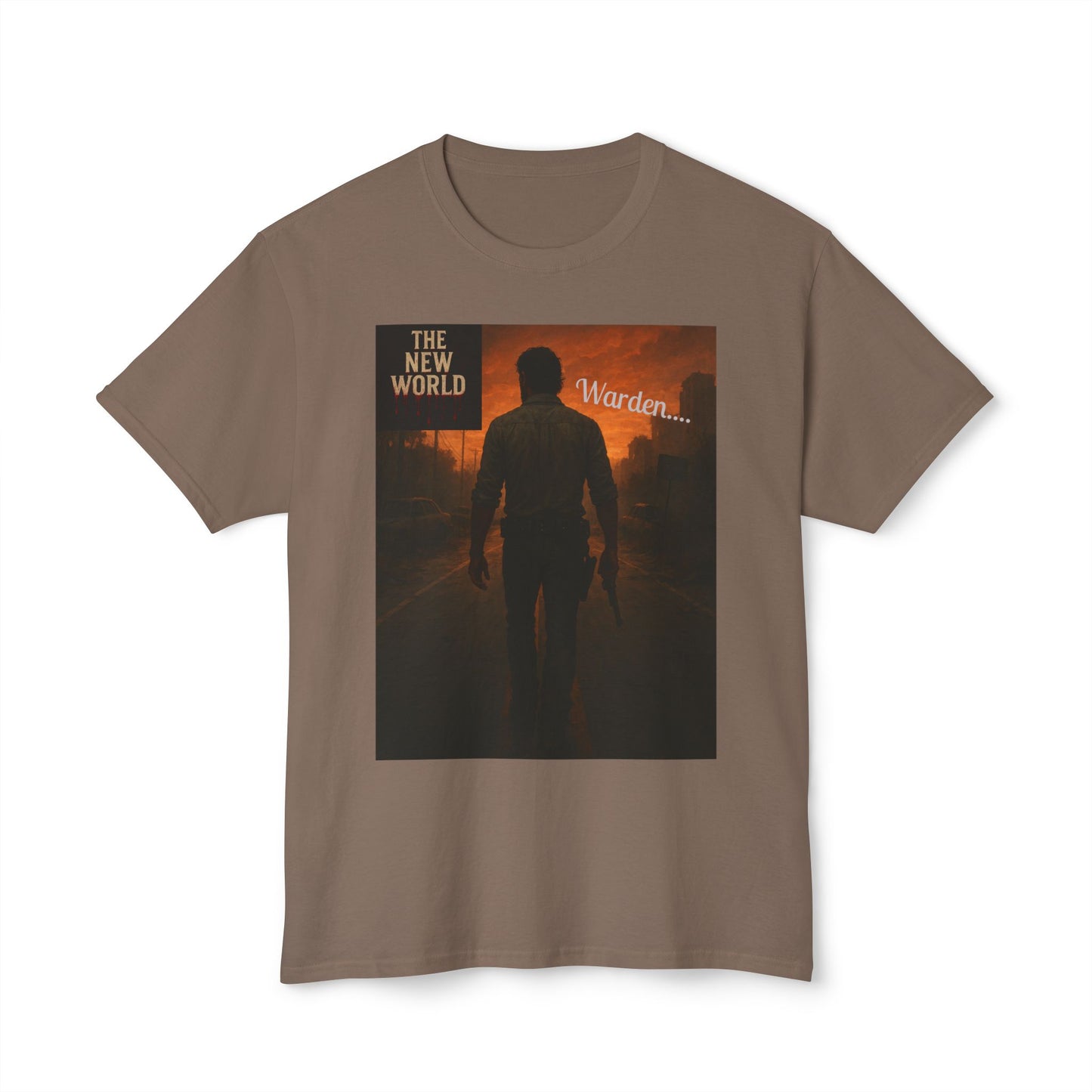 Lone Warden – Code of the New World Tee