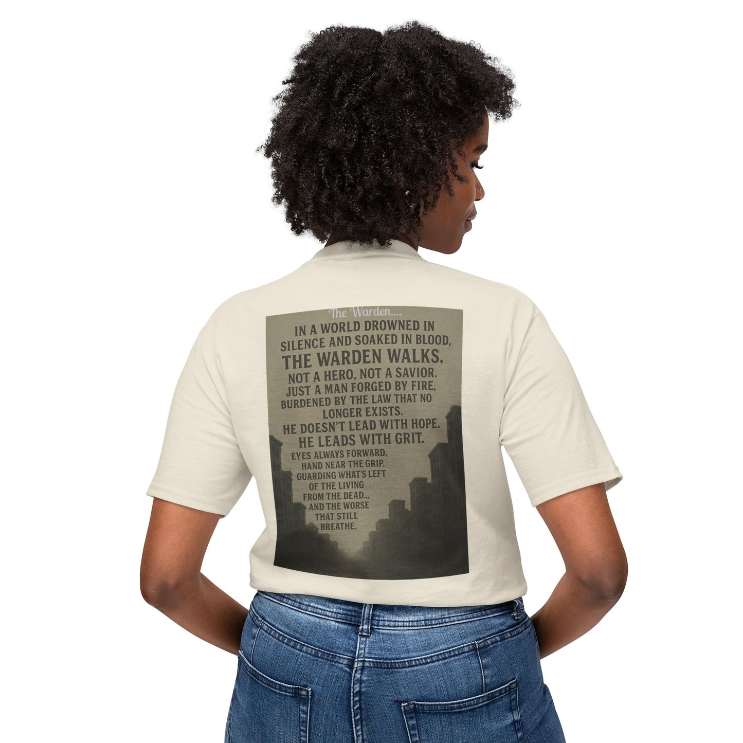 Lone Warden – Code of the New World Tee