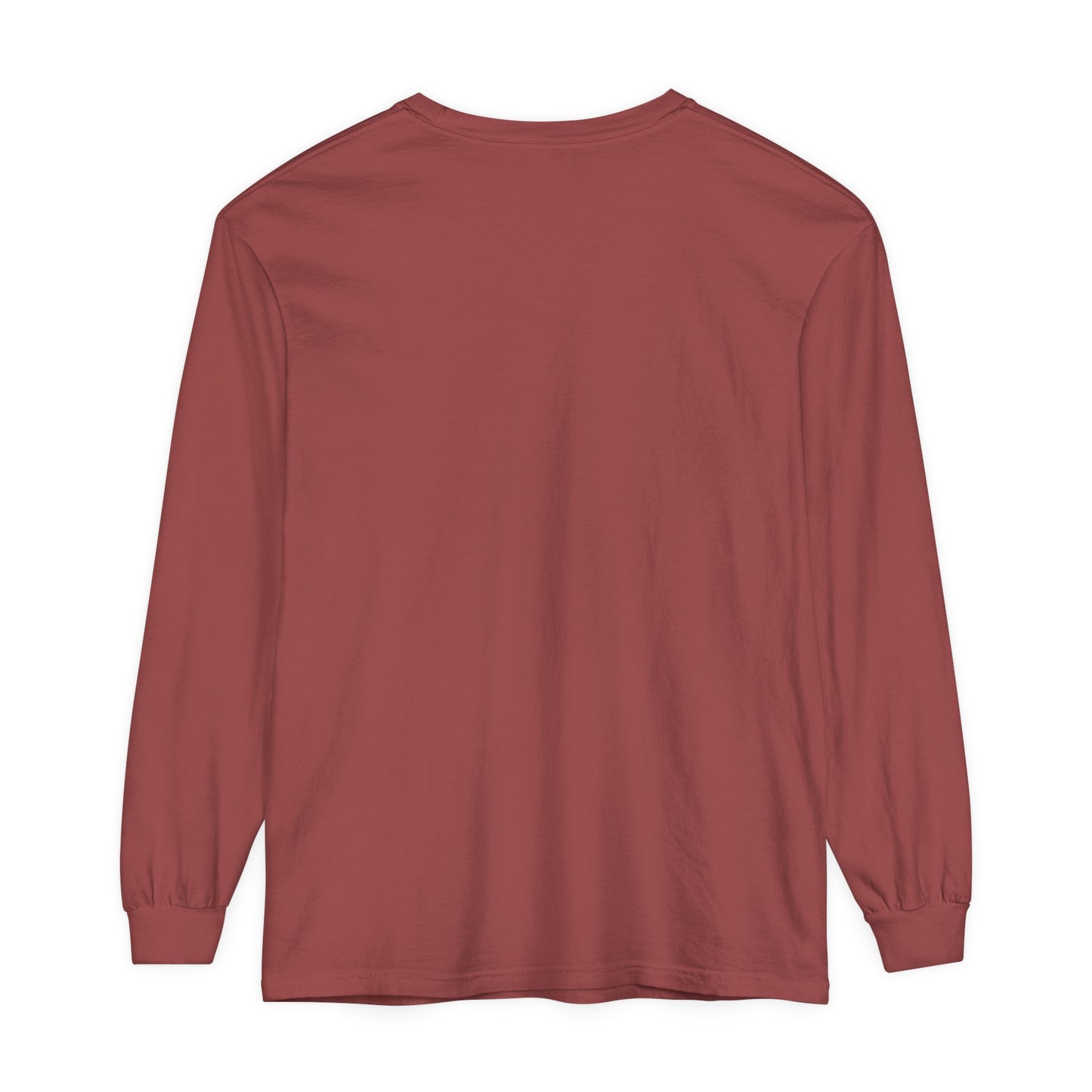 Unisex Garment-dyed Long Sleeve T-Shirt (Deer)