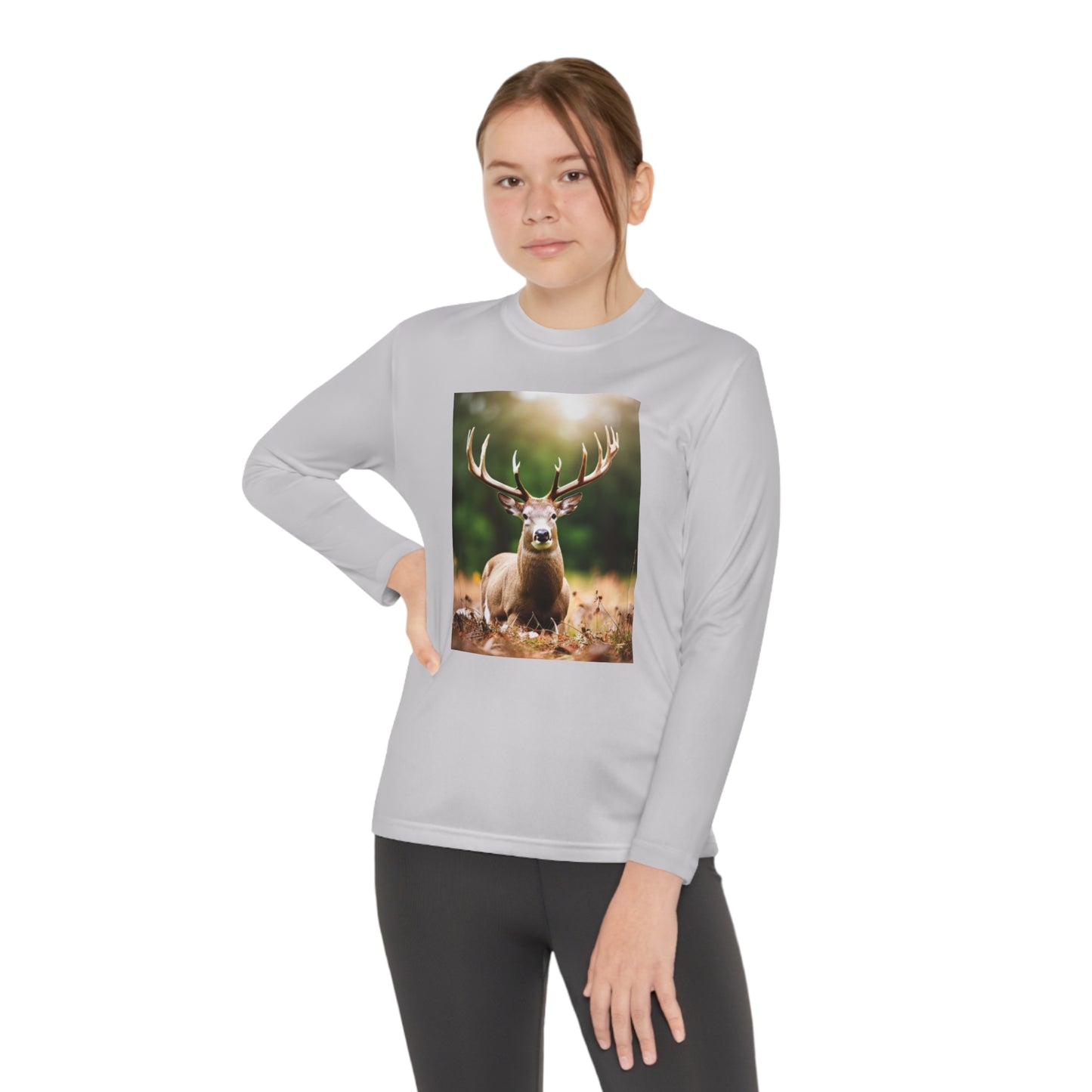 Youth Long Sleeve Competitor Tee (Deer)