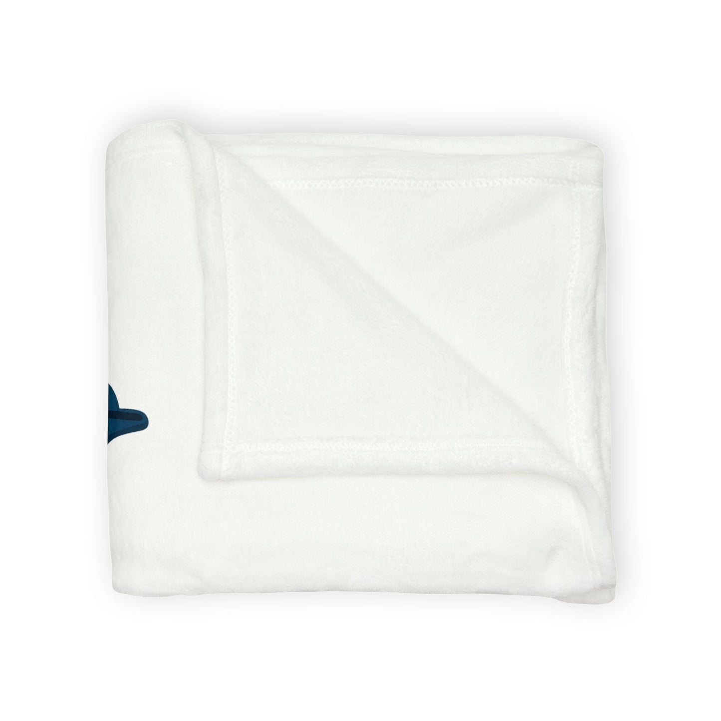 Lucky The Dolphin Logo-Themed Soft Blanket