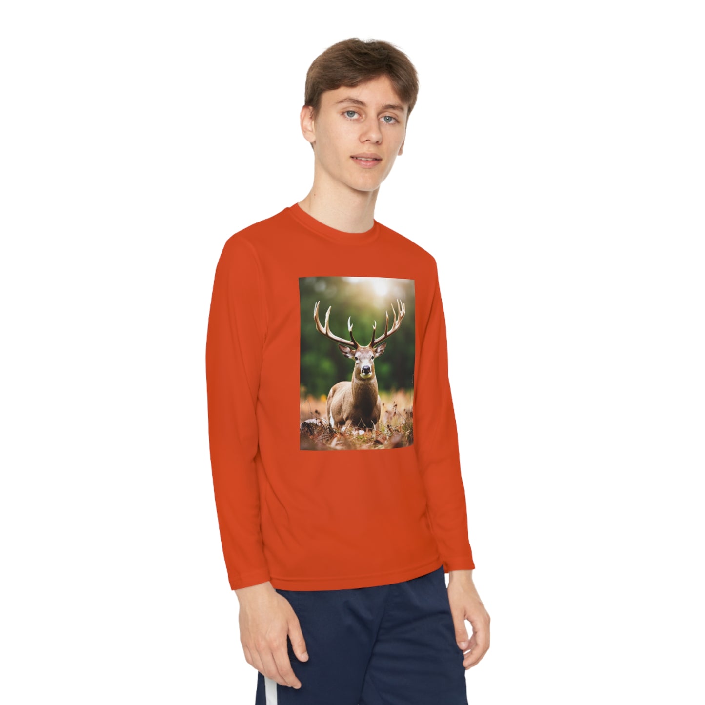 Youth Long Sleeve Competitor Tee (Deer)