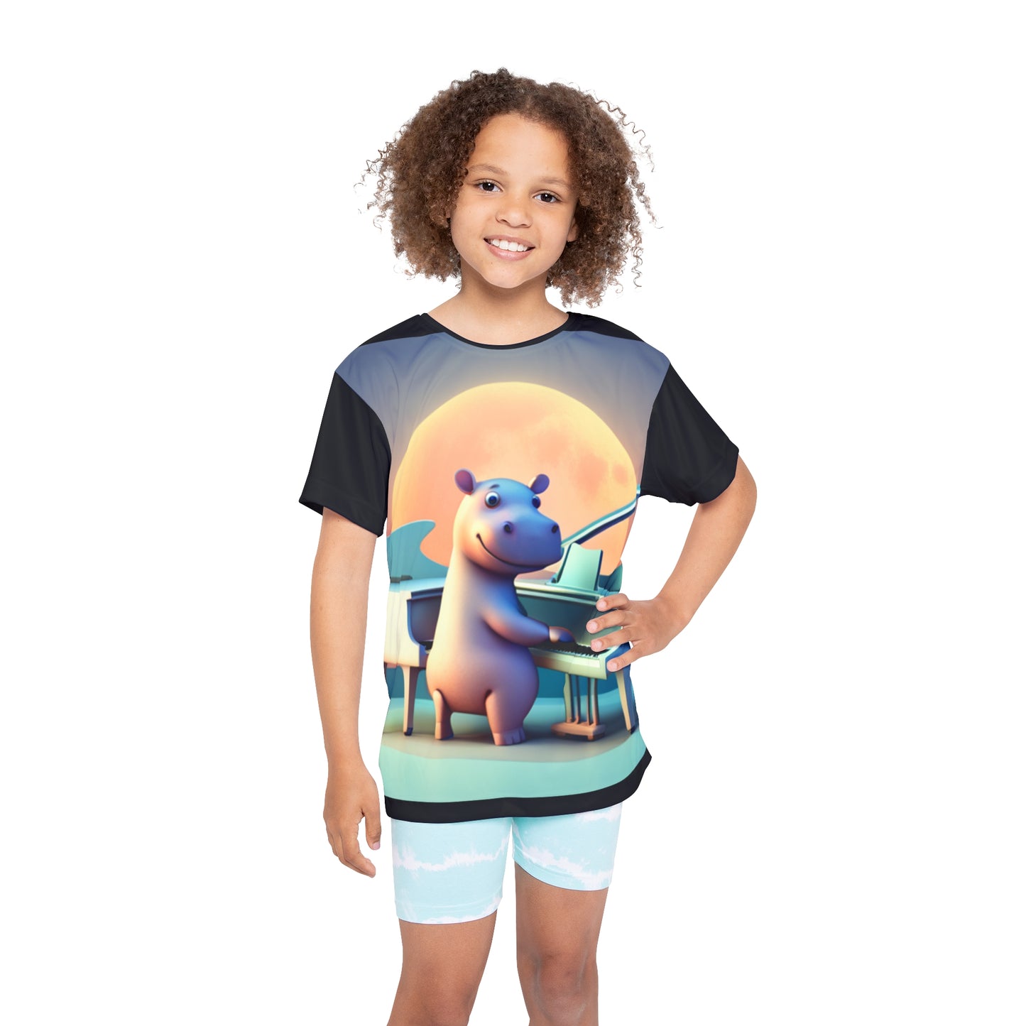Kids Sports Jersey (AOP) (Hippo 2)