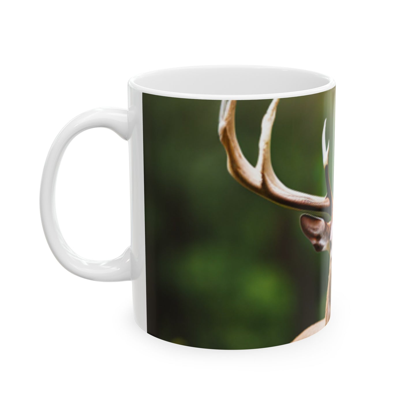Ceramic Mug, (11oz, 15oz) (Deer/Buck)