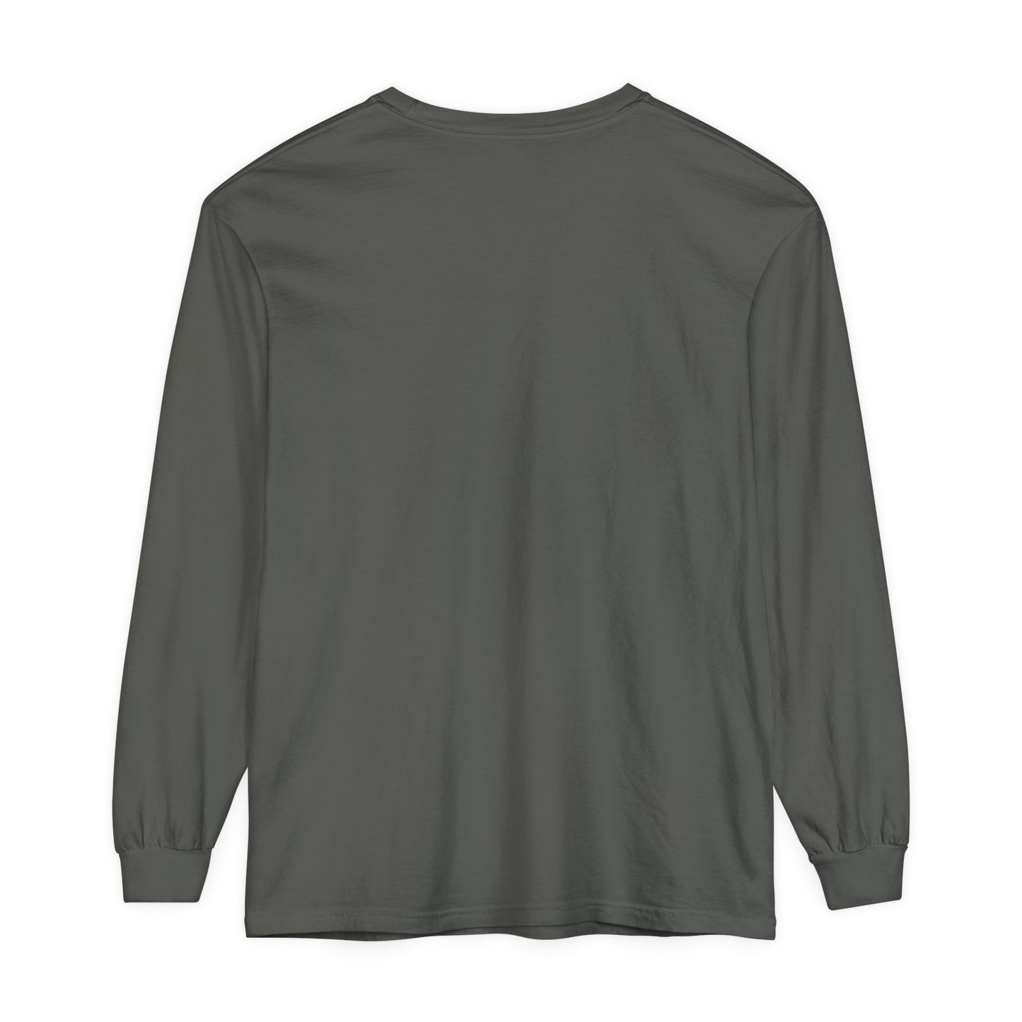 Unisex Garment-dyed Long Sleeve T-Shirt (Deer)