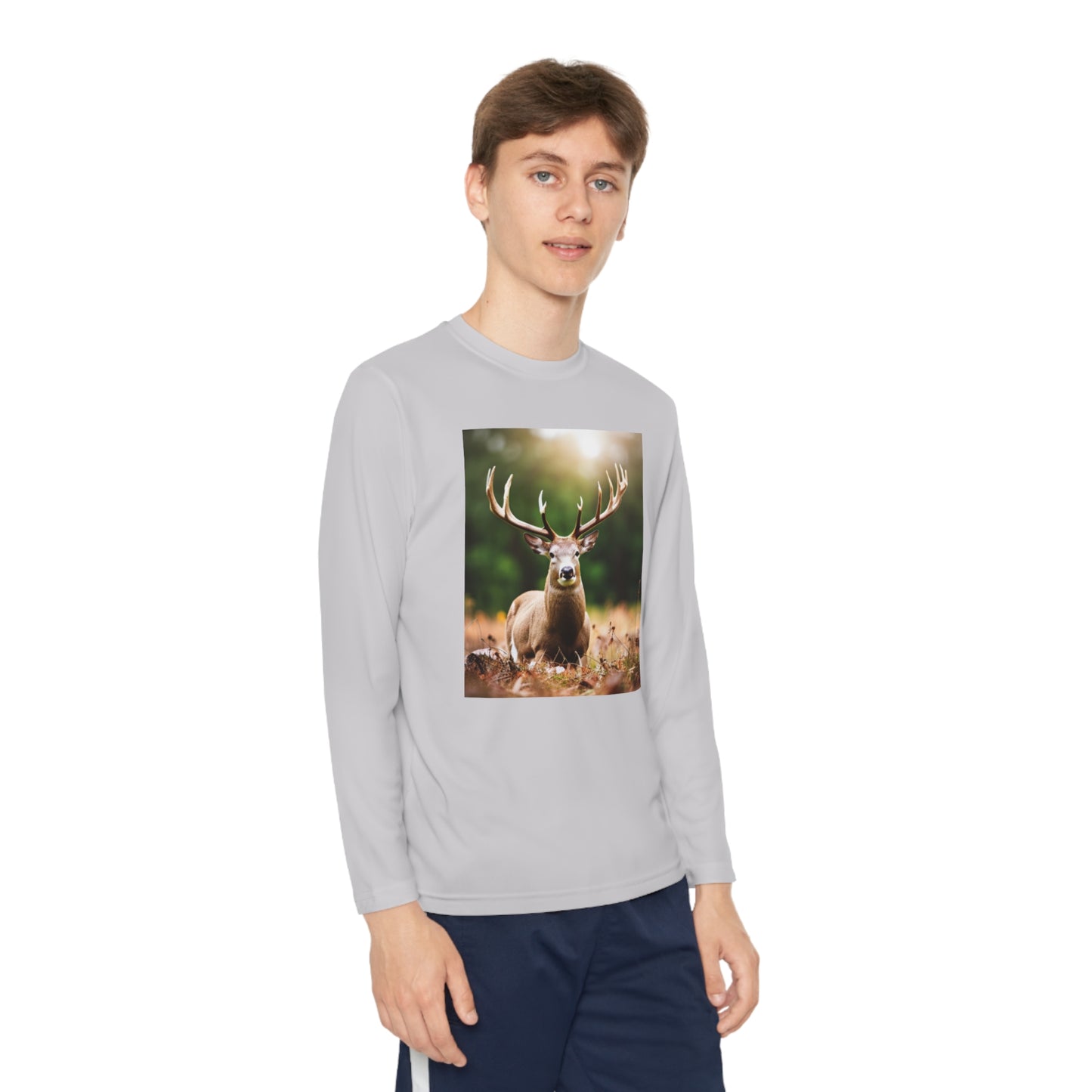 Youth Long Sleeve Competitor Tee (Deer)