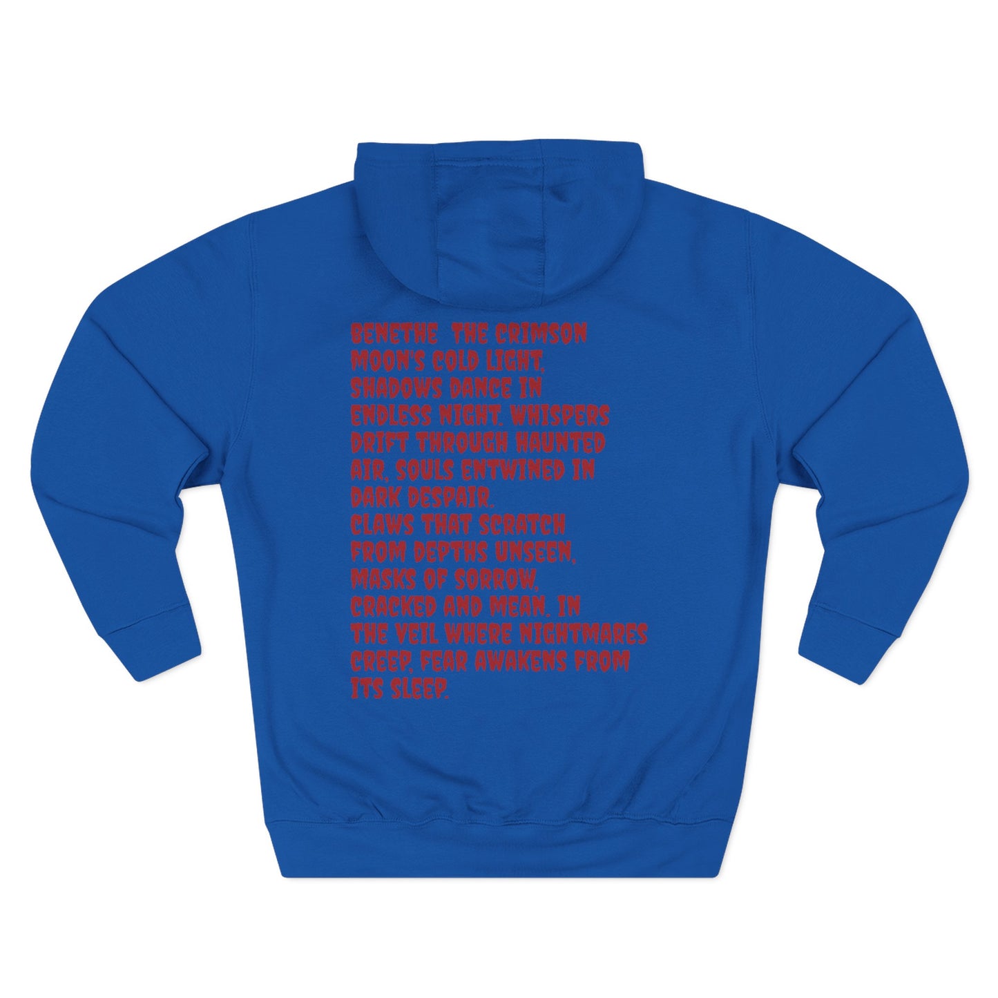 Bloodmoon Haunt — Horror Poem Hoodie