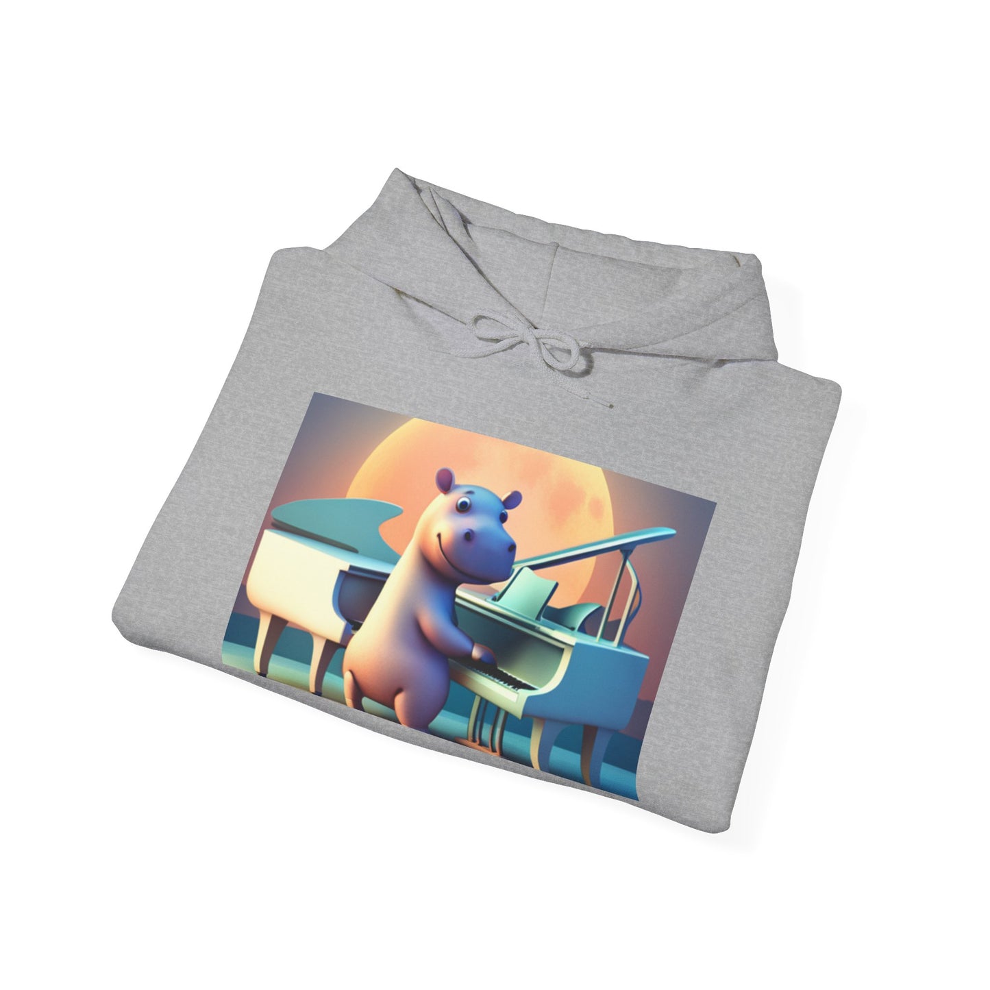 Unisex Heavy Blend™ Hooded Sweatshirt (Hippo)