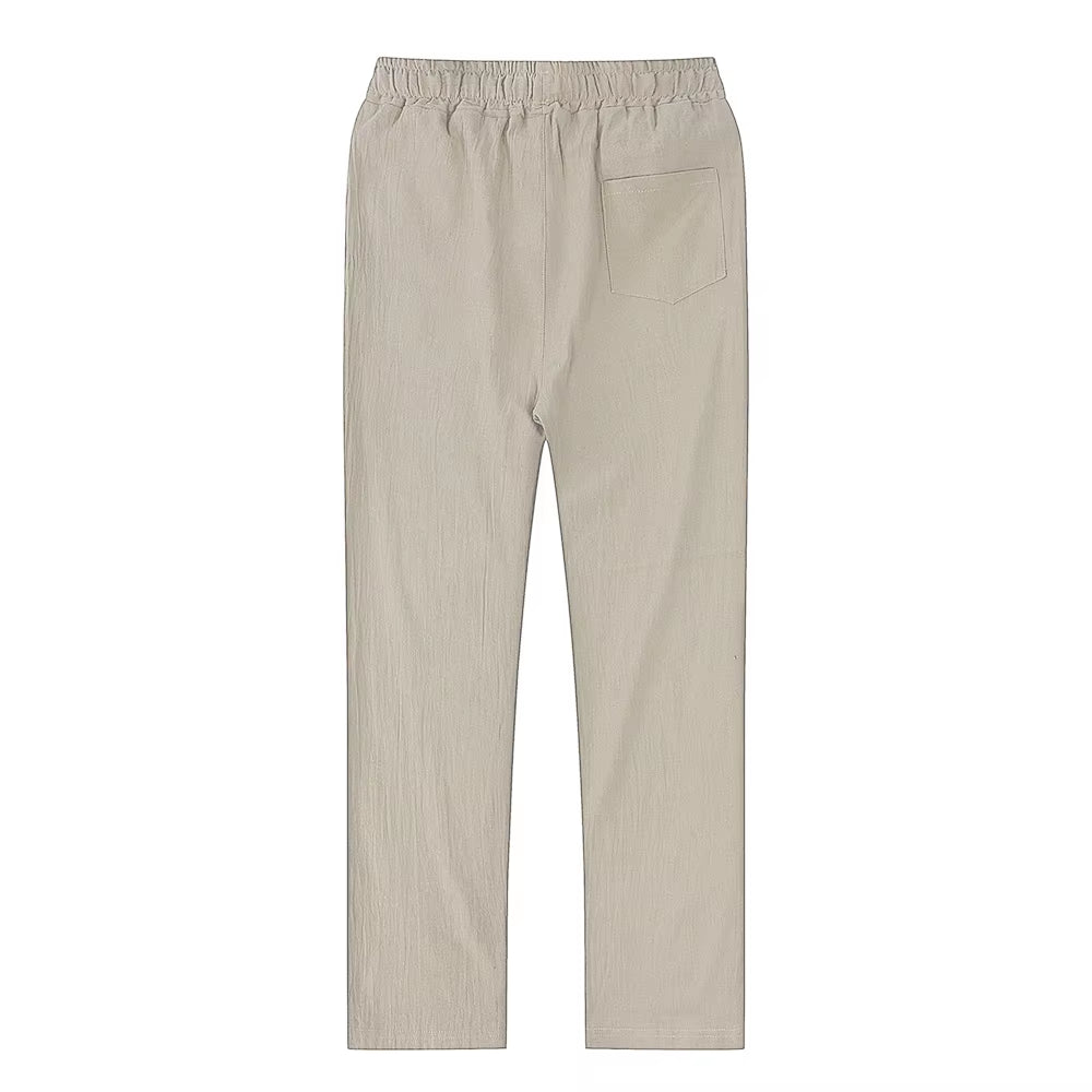 Men's Cotton Linen Pants/Trousers Fitness Streetwear S-3XL