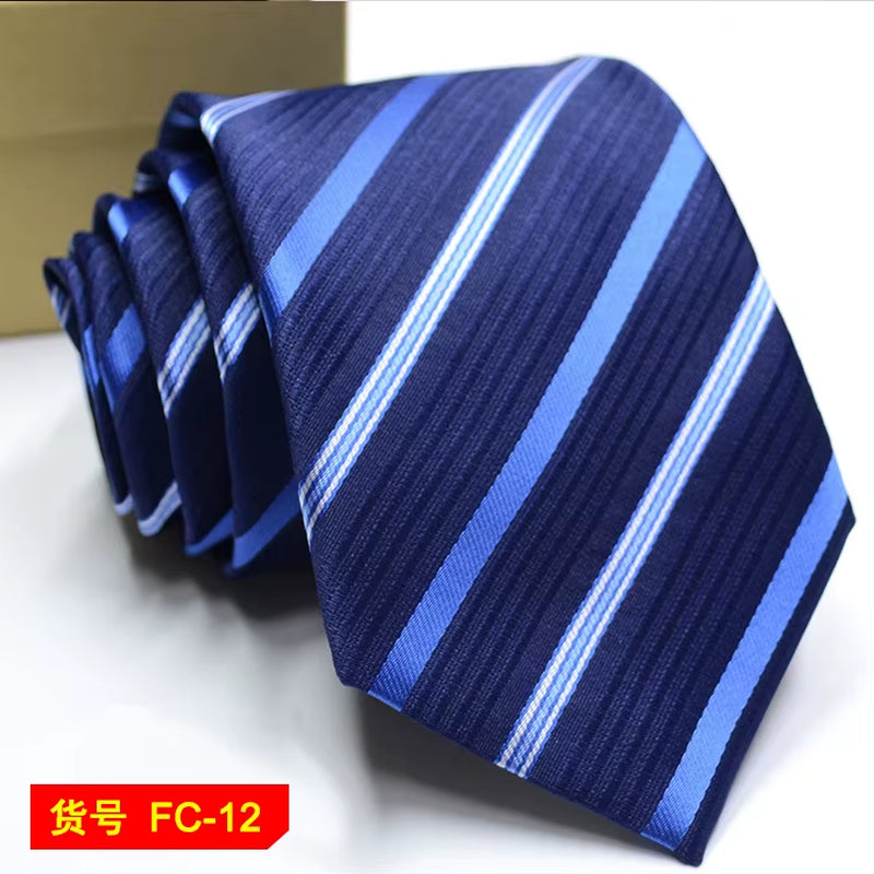 Men's Ties Solid Color, Stripe, Flower Floral 7-8Cm Jacquard Necktie