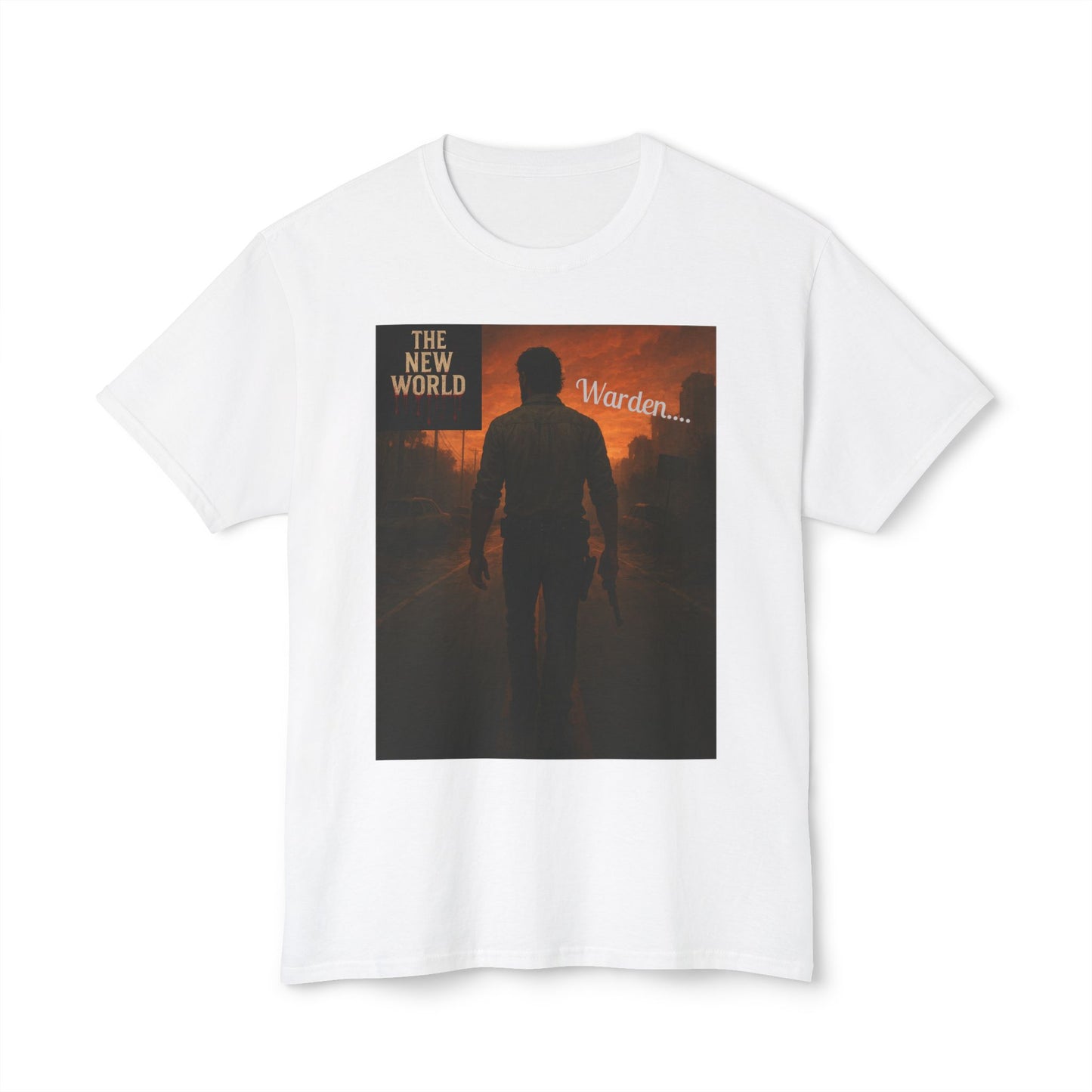 Lone Warden – Code of the New World Tee