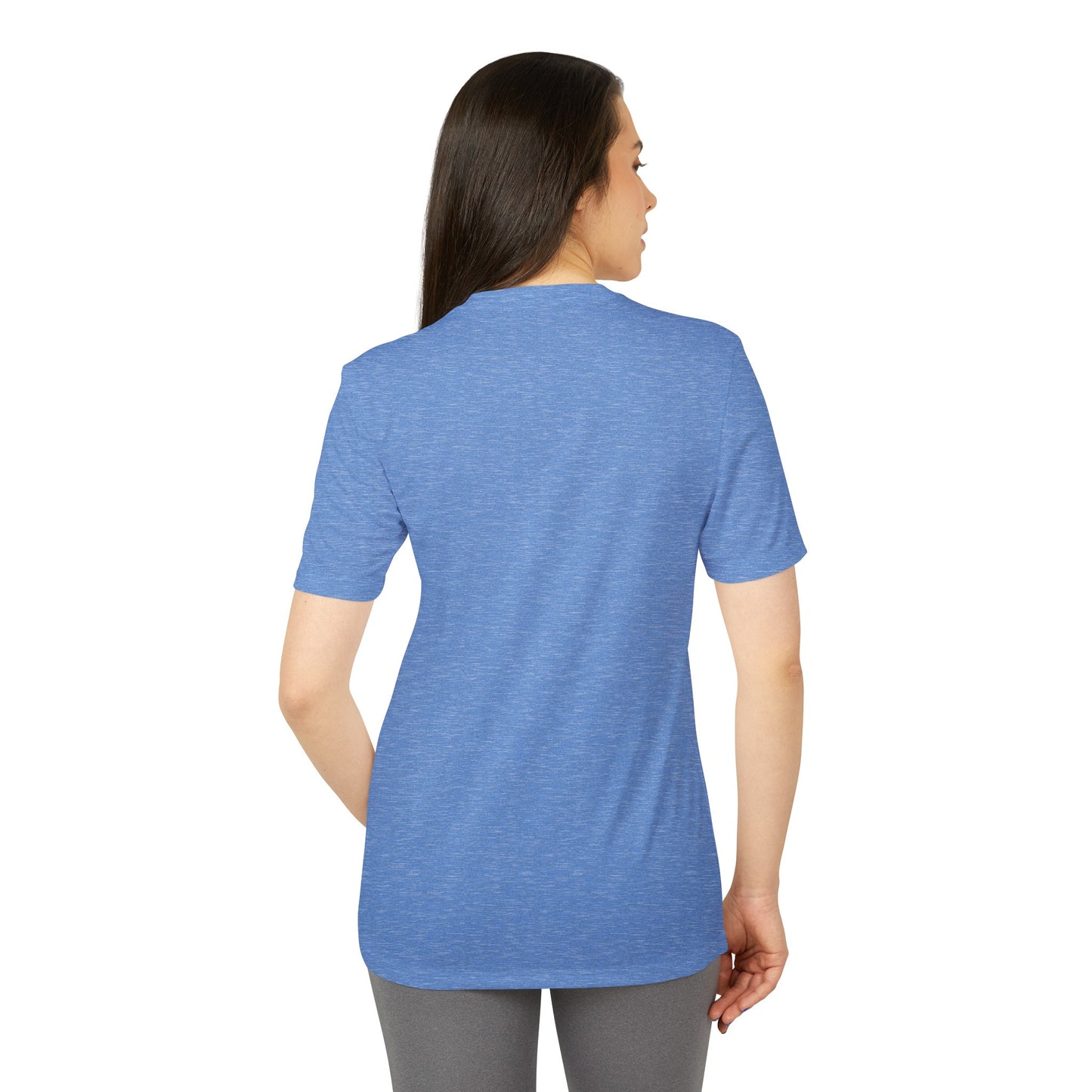 Customized adidas® Unisex Sport T-shirt (Mountain shape)