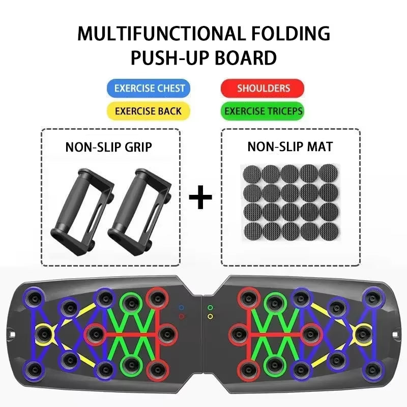 Push-Up Zone Set – Portable Multifunctional Push-Up Bar