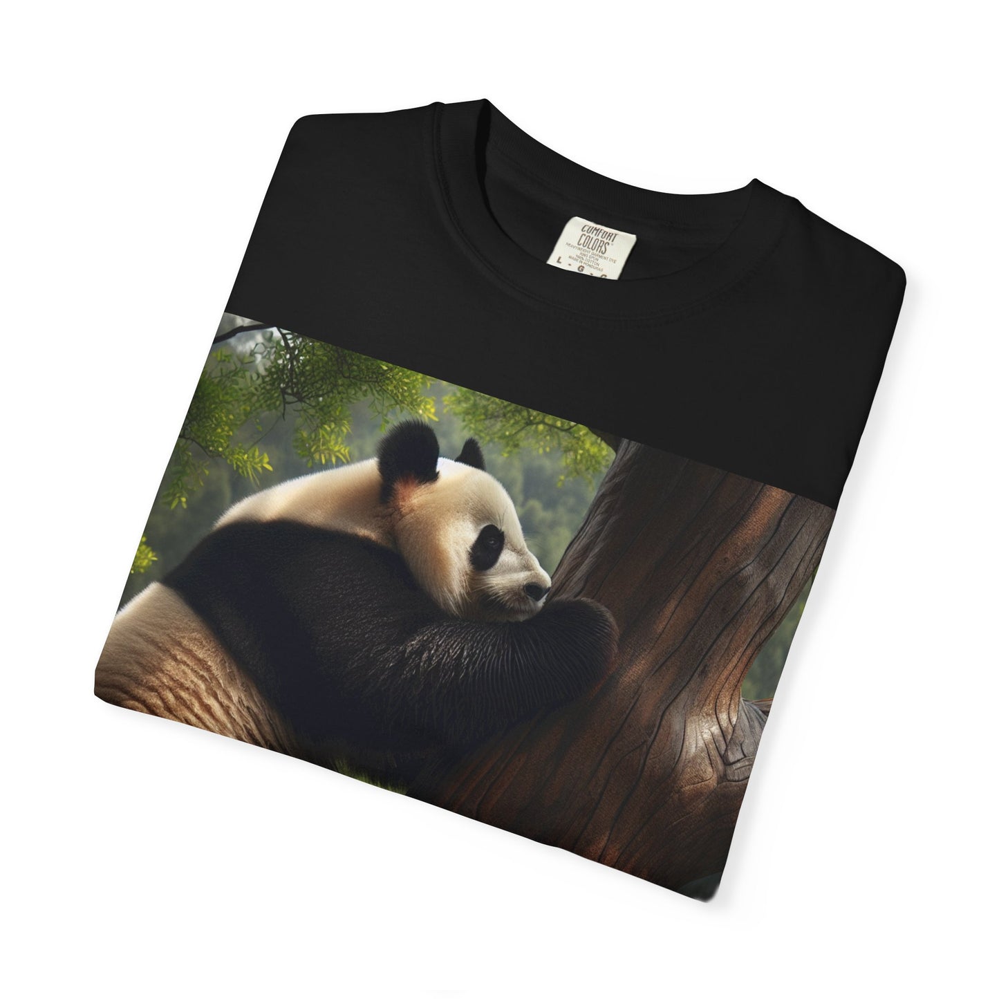 Unisex Panda Climbing T-Shirt - Nature Lover Gift