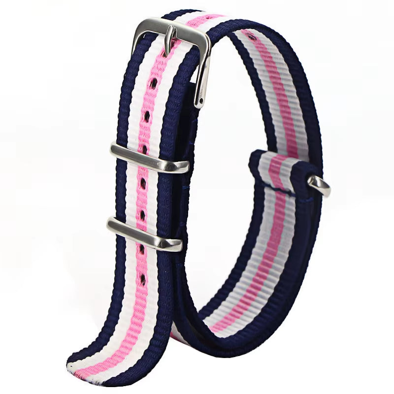 Universal Nylon Watch Band Strap – Waterproof & Adjustable