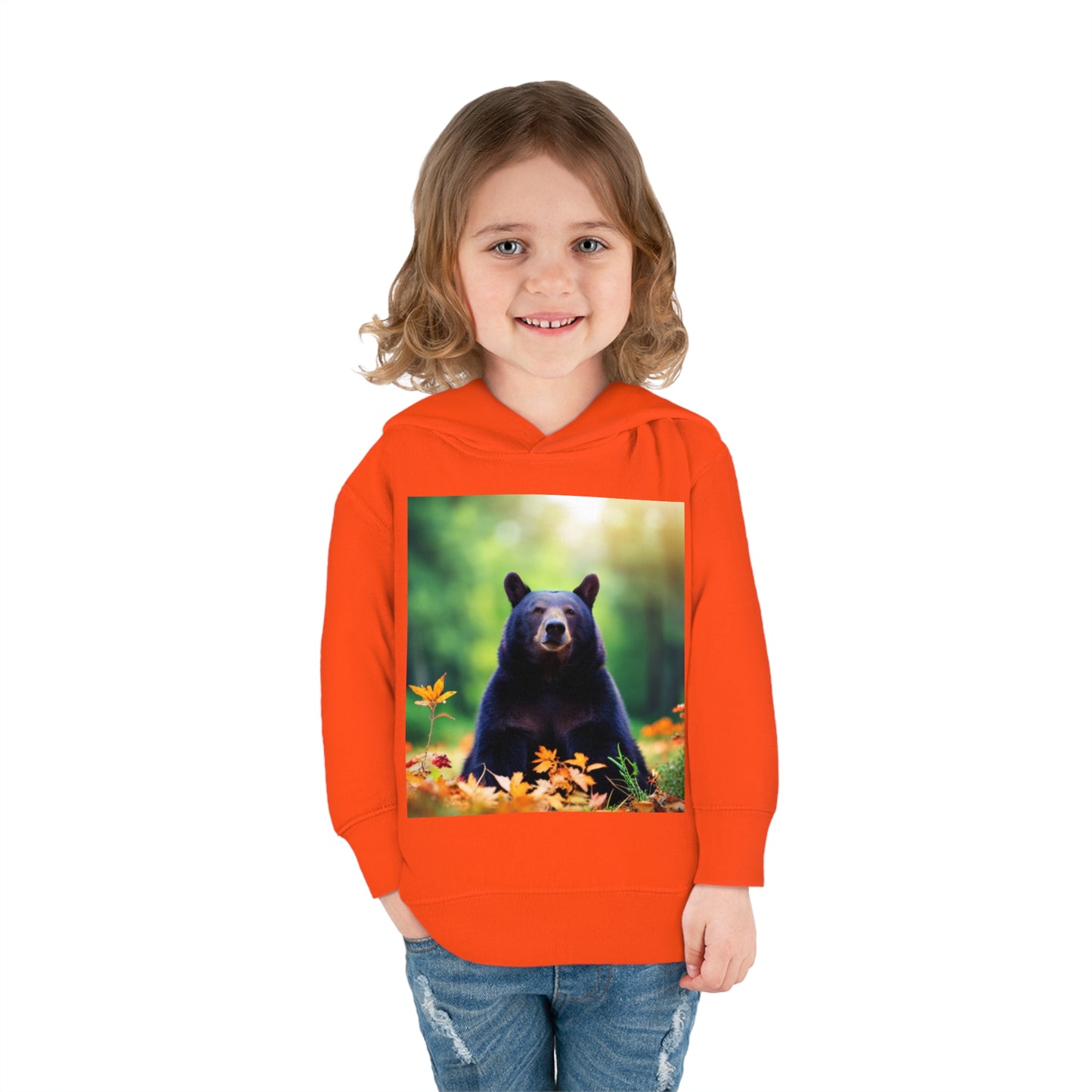 Toddler Pullover Fleece Hoodie (Bear)