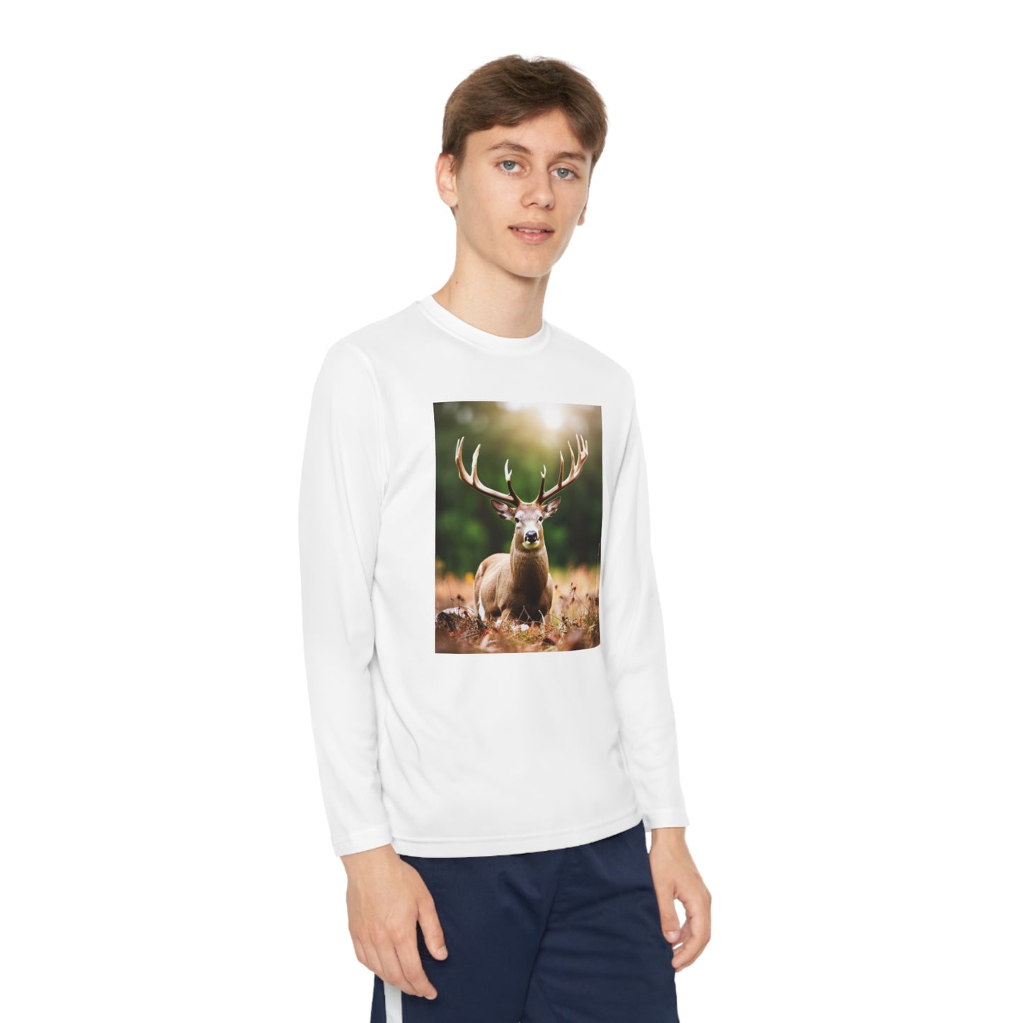Youth Long Sleeve Competitor Tee (Deer)