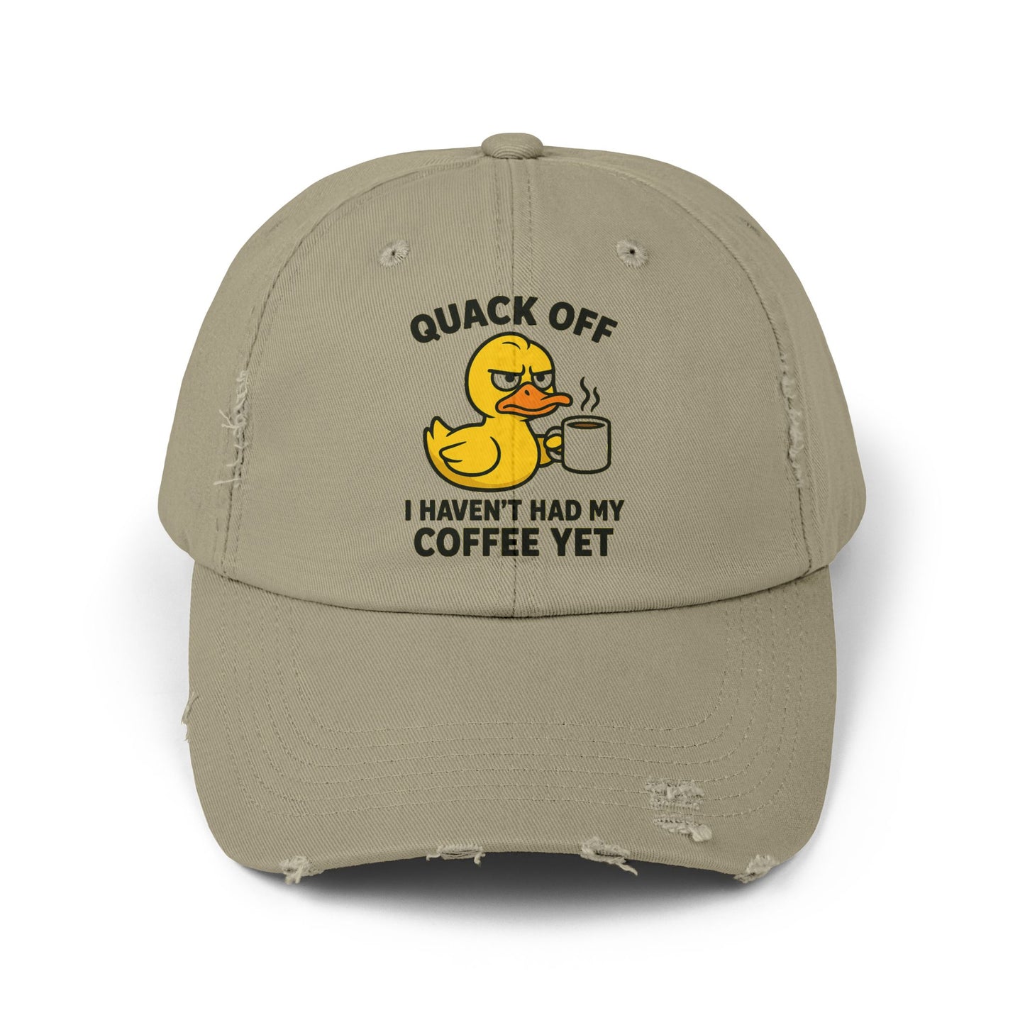 Quack Off Coffee Cap β Funny Unisex Baseball Hat