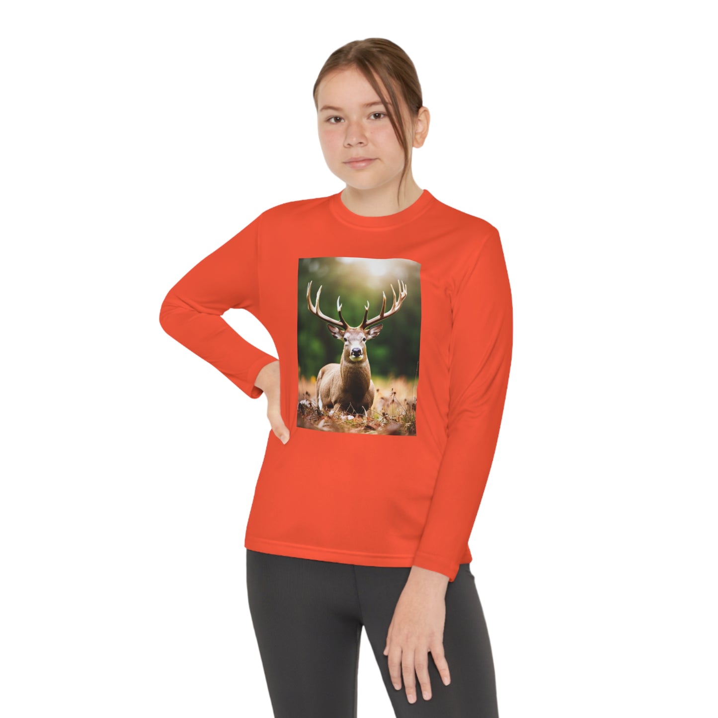 Youth Long Sleeve Competitor Tee (Deer)