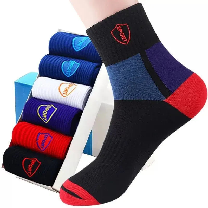 Breathable Cotton Sports Stockings Men Bamboo Fiber Autumn and Winter Men Socks