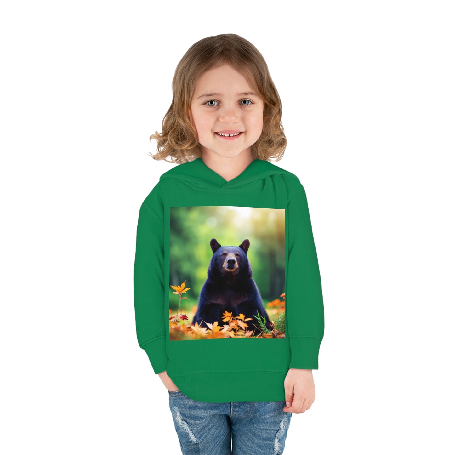 Toddler Pullover Fleece Hoodie (Bear)