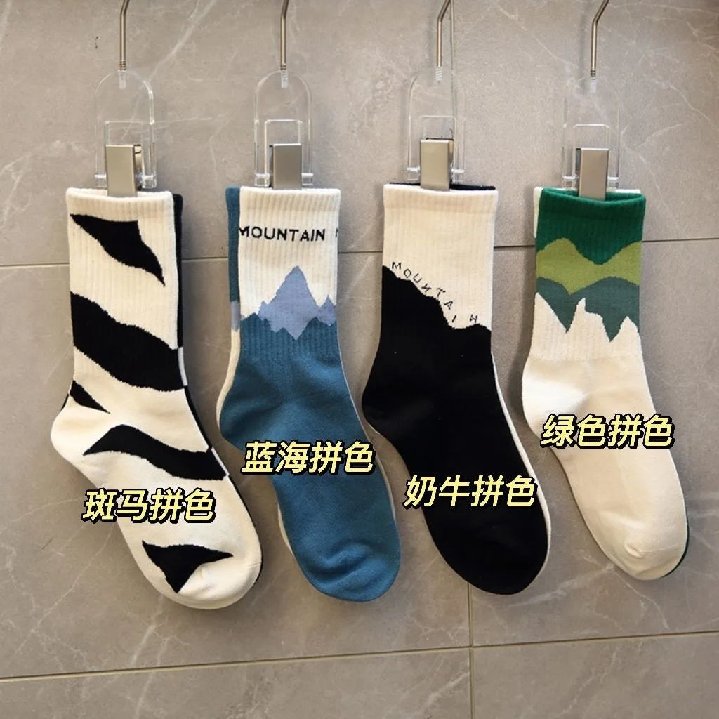Breathable Cotton Sports Stockings Men Bamboo Fiber Autumn and Winter Men Socks