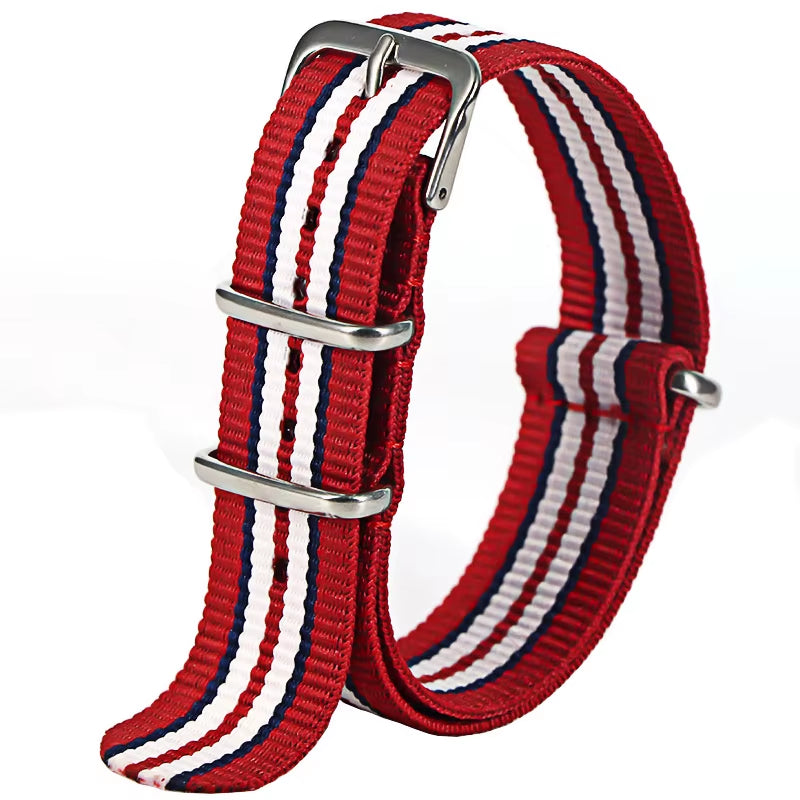 Universal Nylon Watch Band Strap – Waterproof & Adjustable